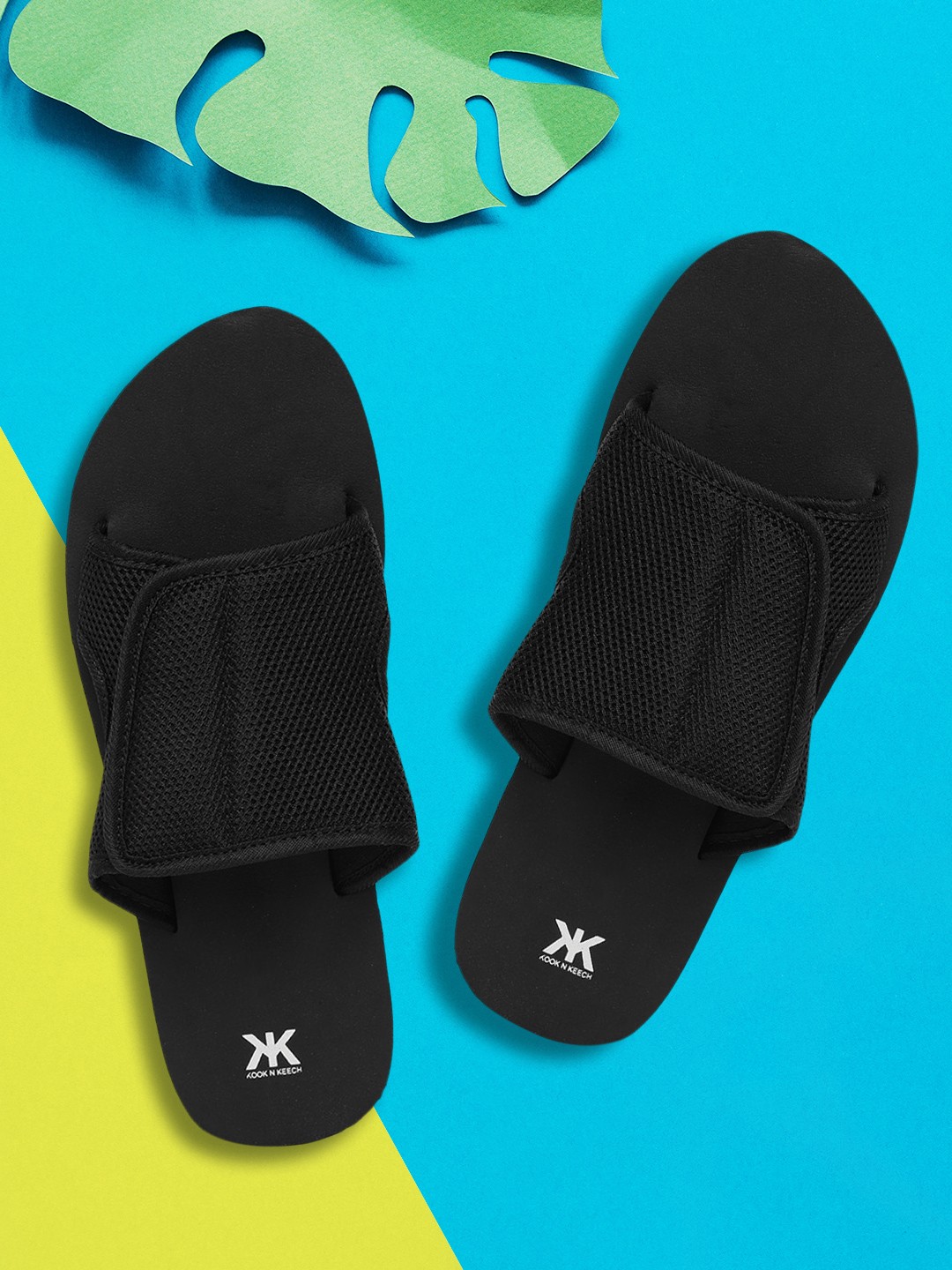 

Kook N Keech Women Black Slip-On Flip-Flops