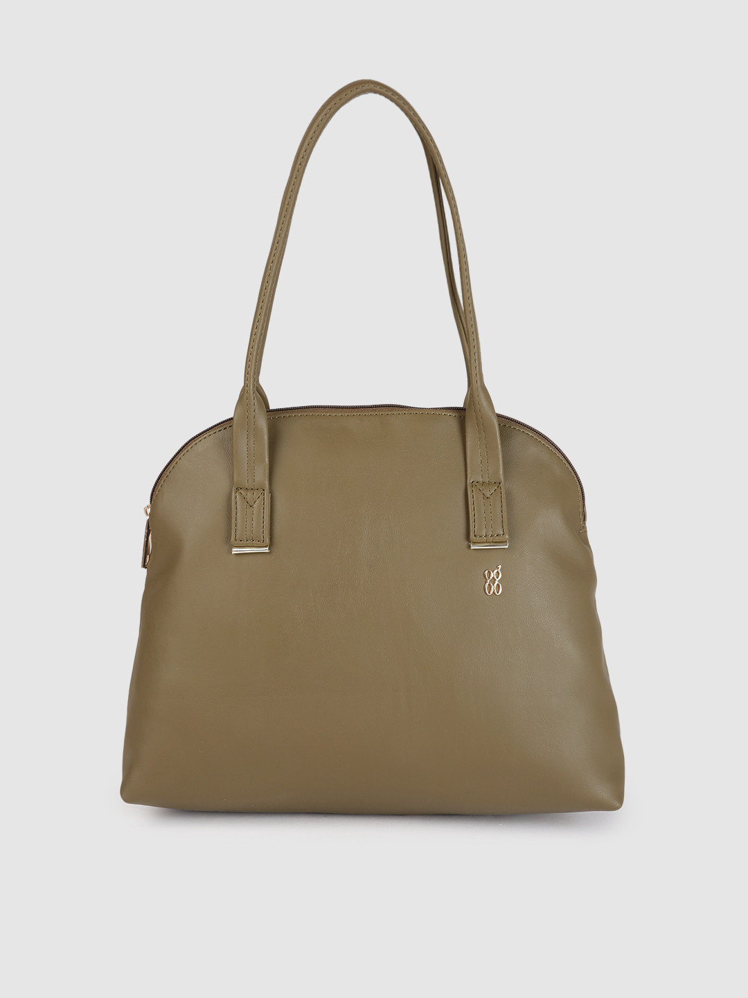 

Baggit Olive Green Solid Shoulder Bag