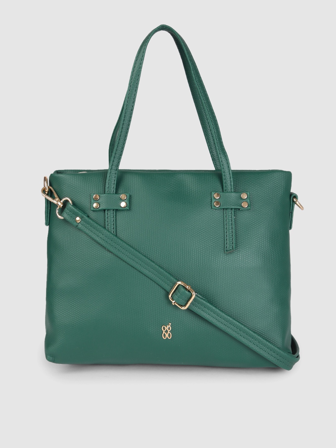 

Baggit Green Textured Shoulder Bag