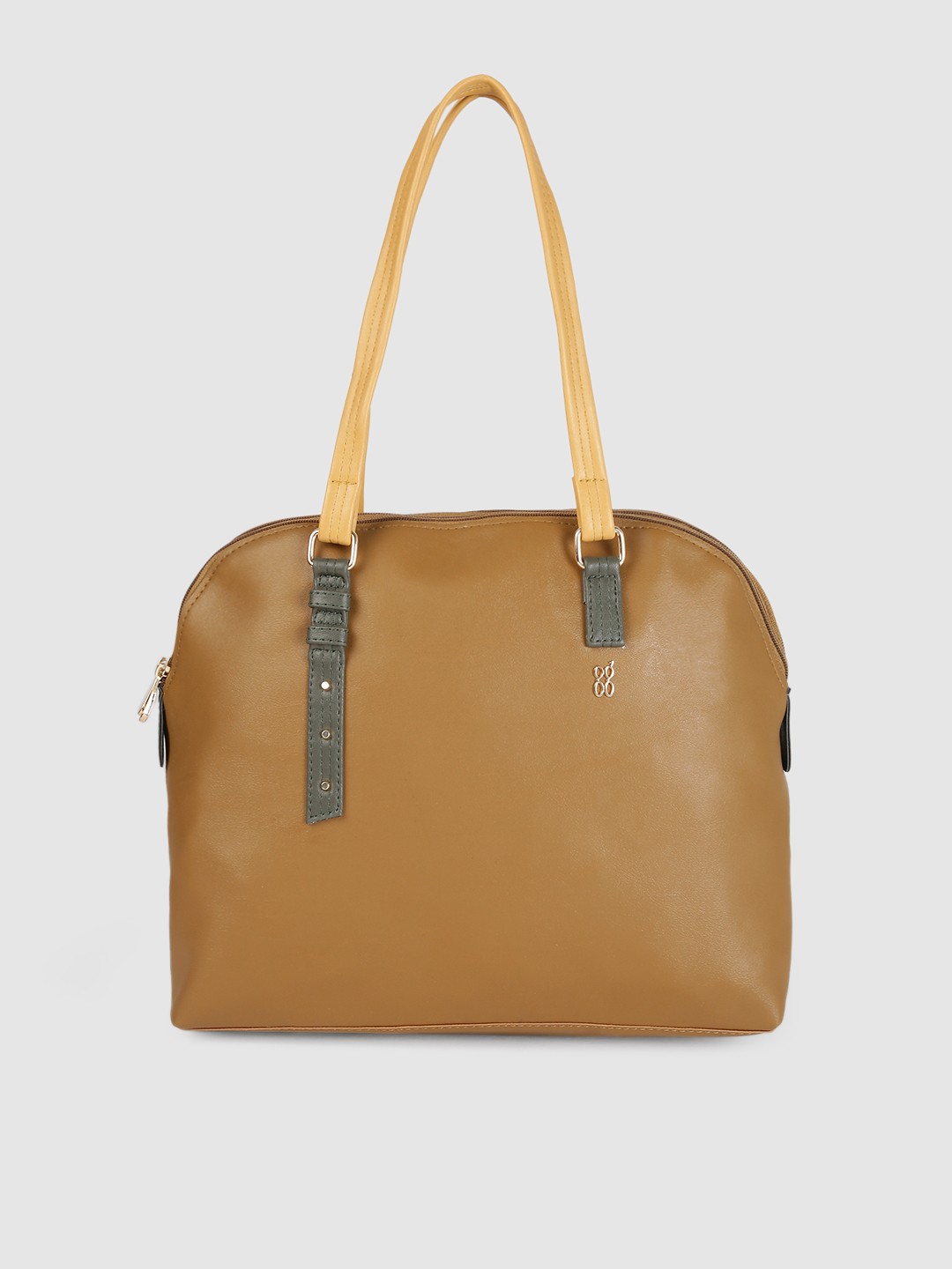 

Baggit Mustard Brown Solid Shoulder Bag
