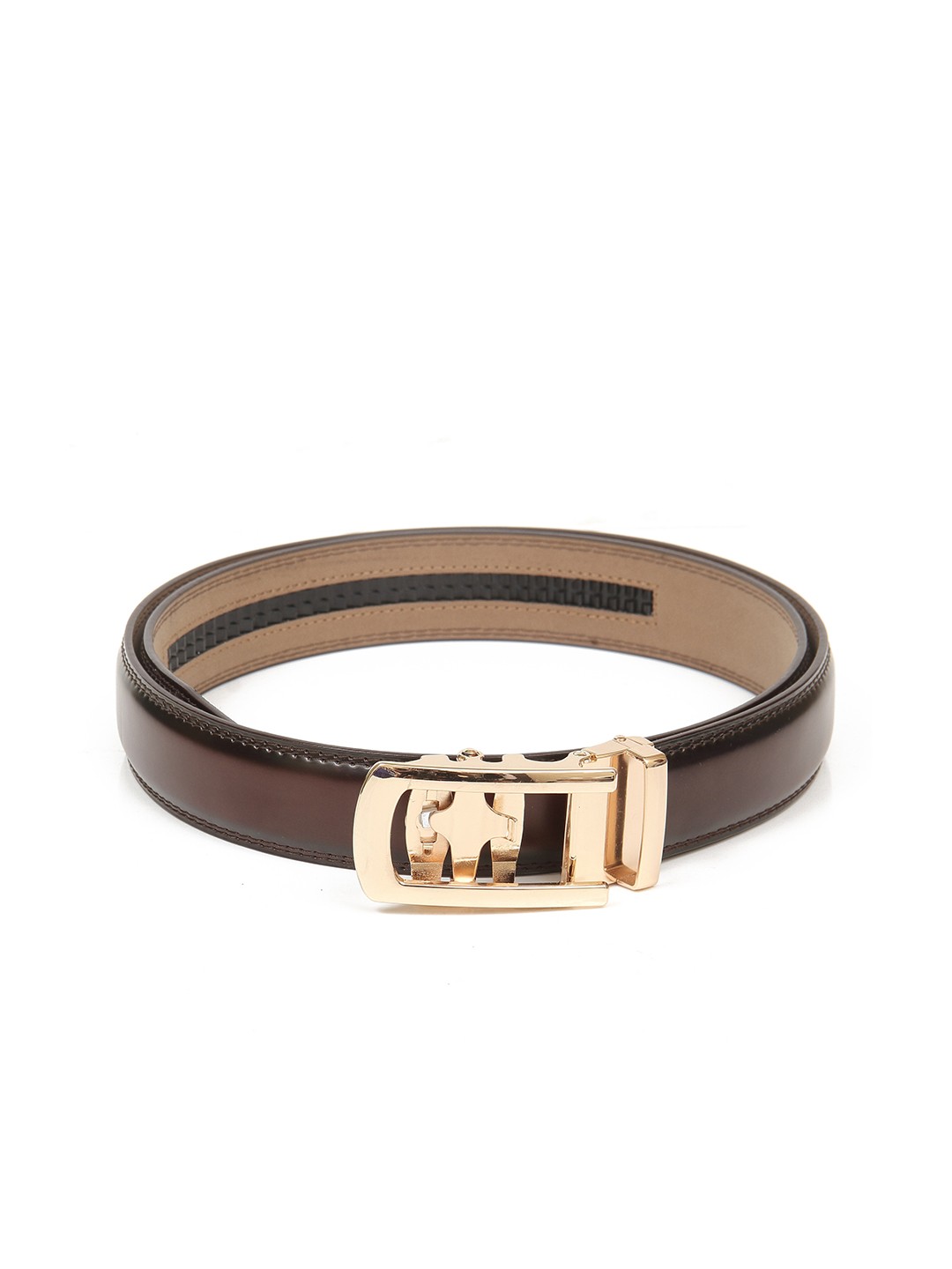 

Calvadoss Men Brown PU Belt