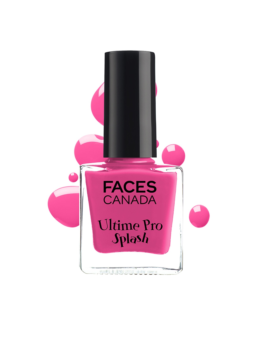 

FACES CANADA Splash Fast Dry High-Shine Long-Lasting No Chip Nail Enamel - Bubblegum 104, Pink