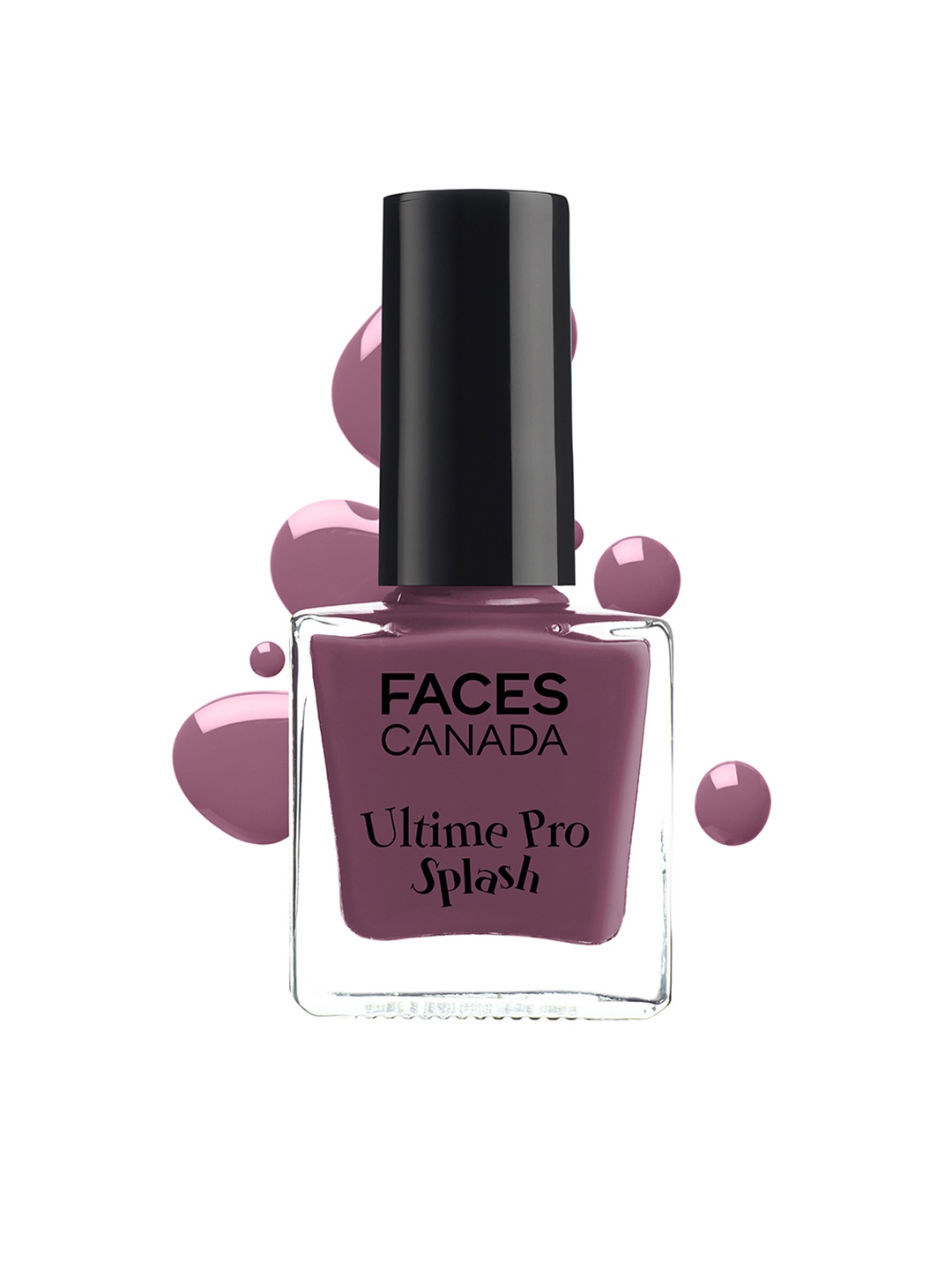 

FACES CANADA Splash Fast Dry High-Shine Long-Lasting No Chip Nail Enamel - Iris 102, Mauve