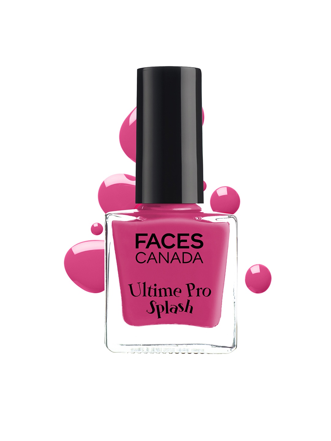 

FACES CANADA Fast Dry High Shine Lasting No Chip Splash Nail Enamel 8ml - Hot Pink 101