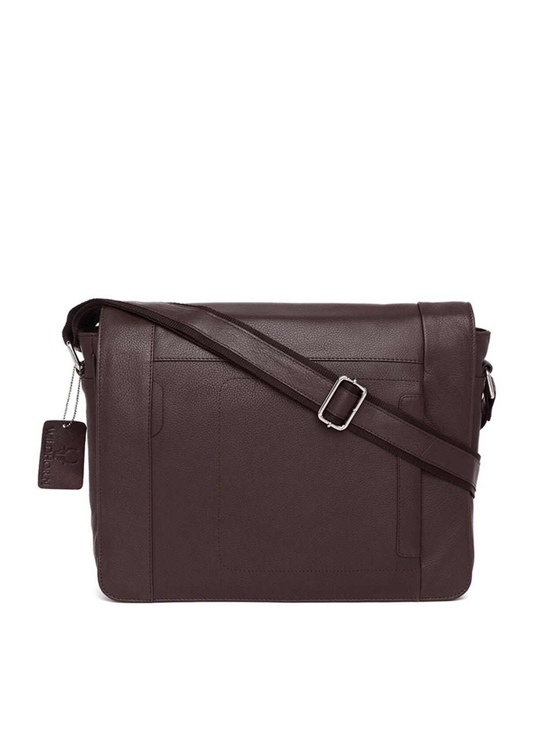 WildHorn Men Brown Genuine Leather Messenger Bag
