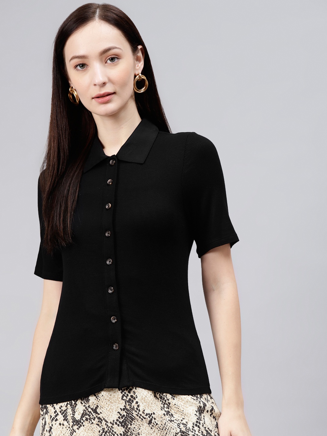 

Marks & Spencer Black Regular Top