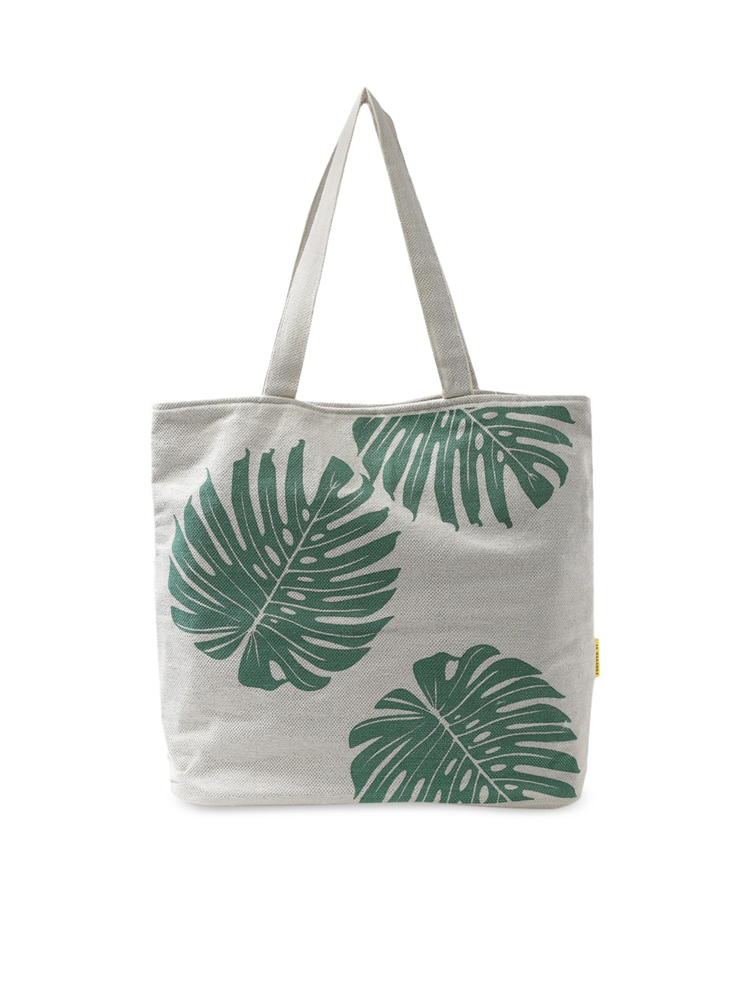 

FOREVER 21 White Printed Shopper Tote Bag