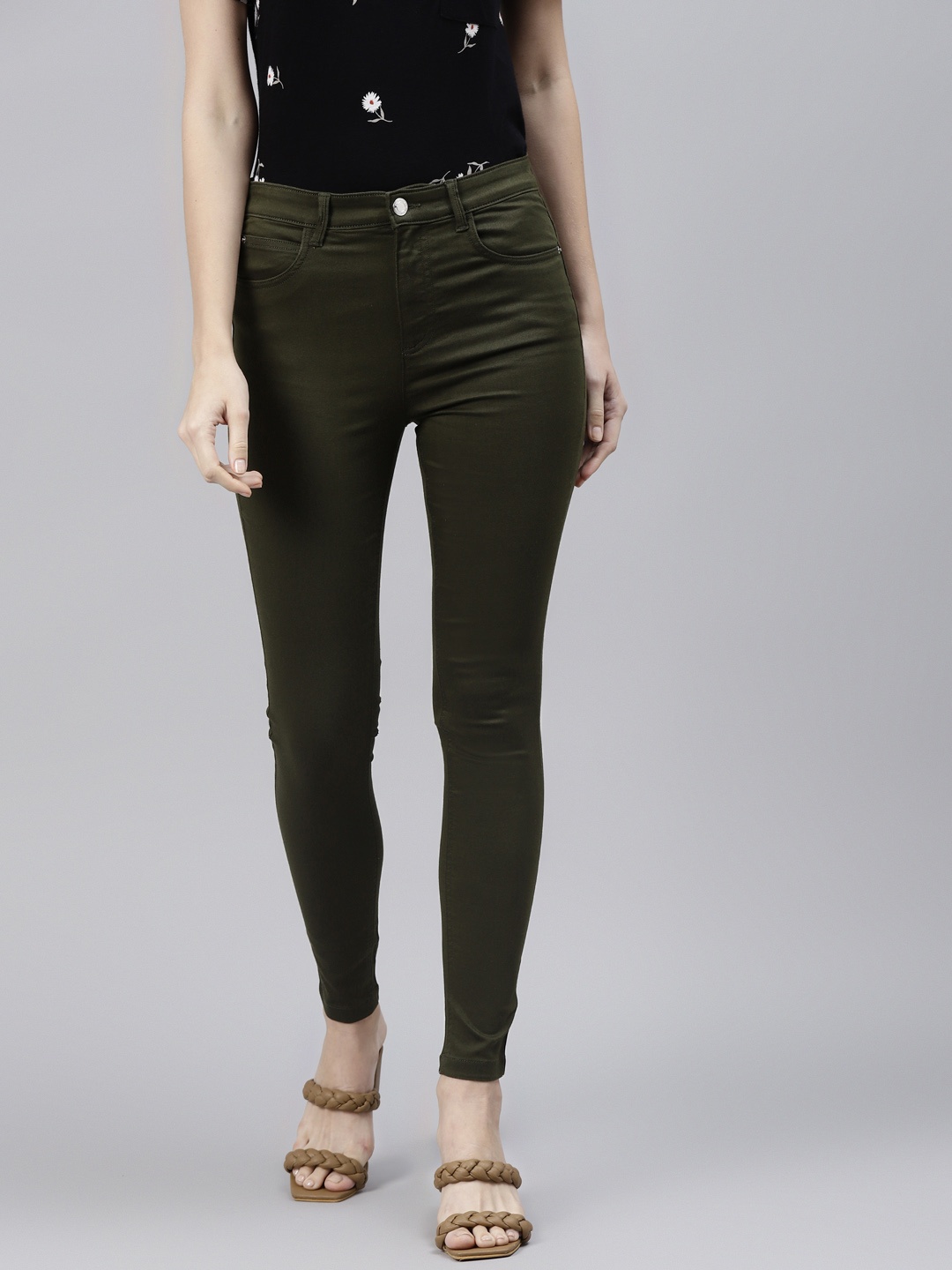 

Marks & Spencer Women Khaki Jeggings