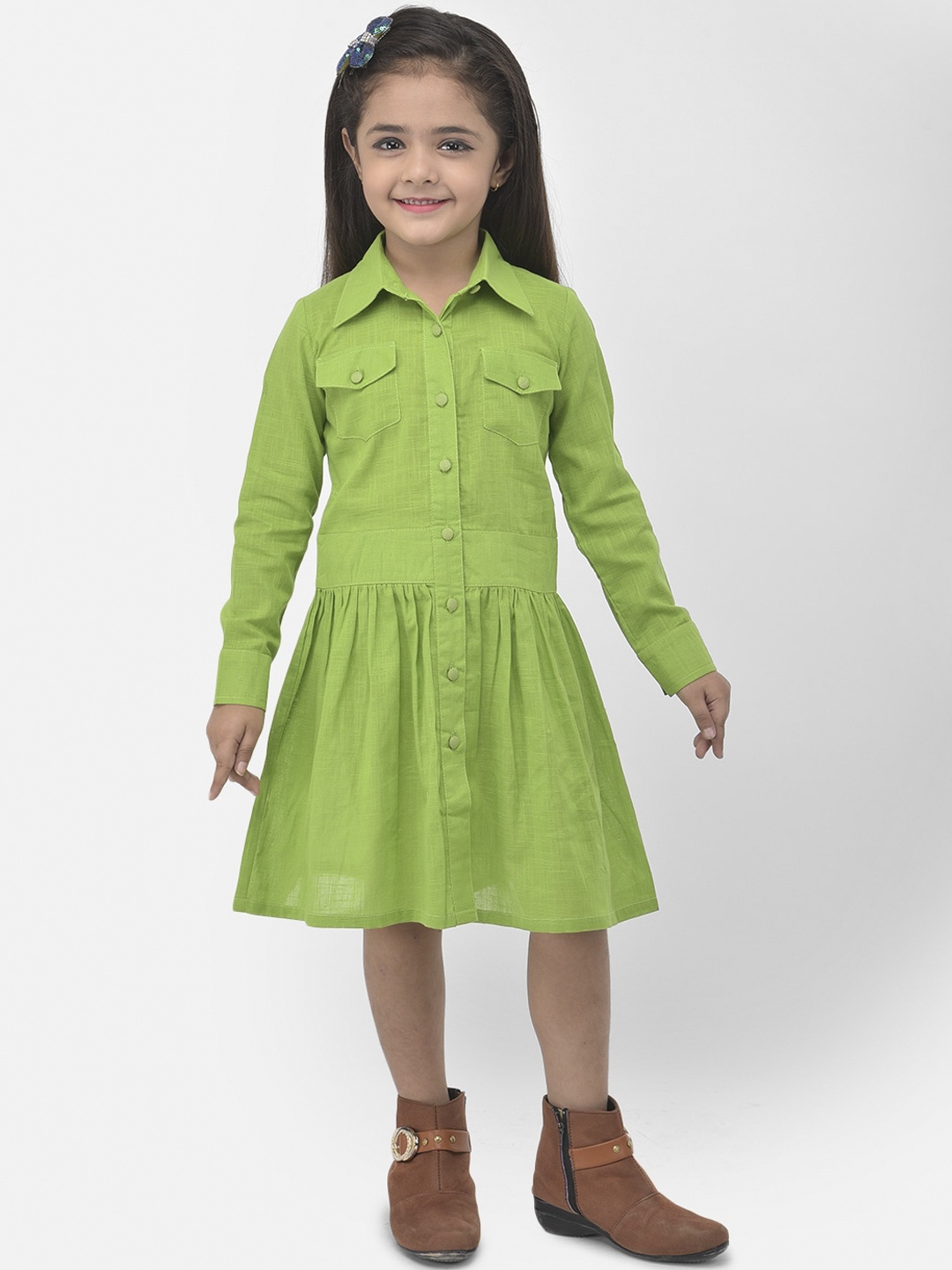 

Eavan Green Shirt Dress
