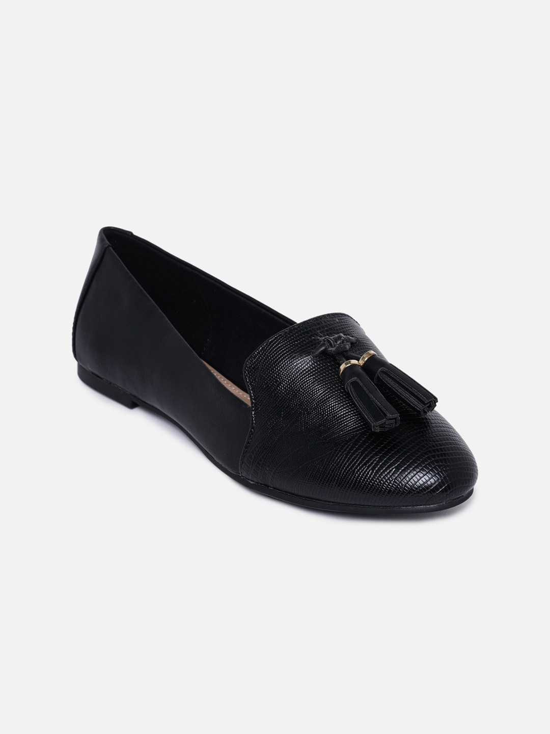 

ALDO Women Black Textured Loafers