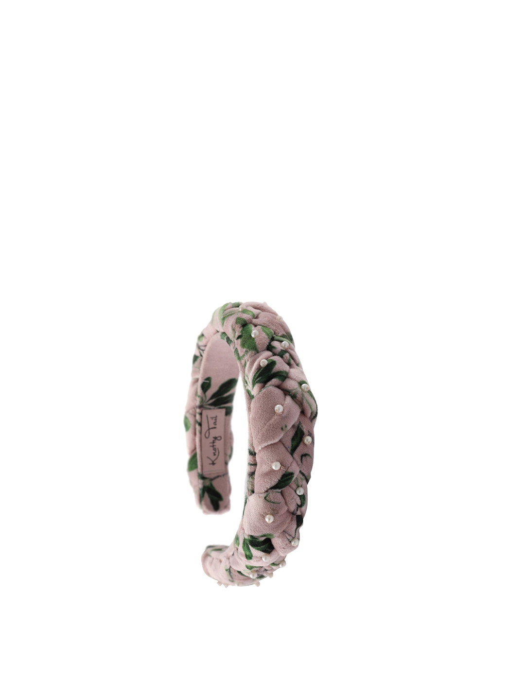 

Knotty Tail Women Pink Beaded Hairband