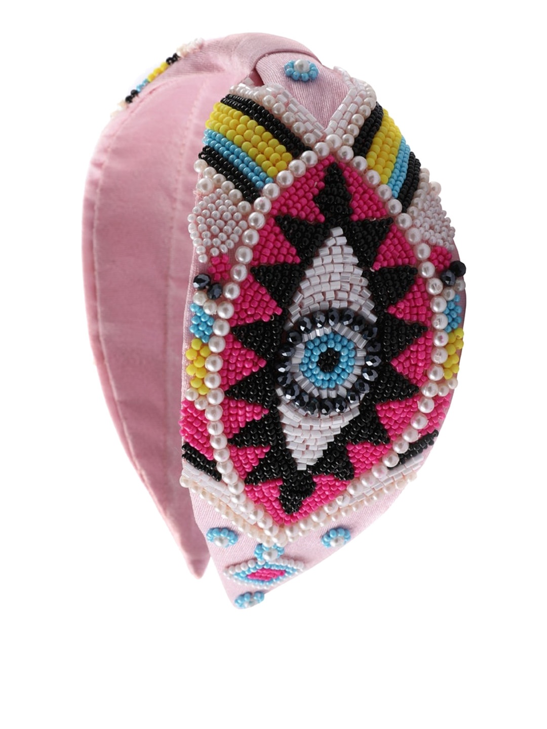 

Knotty Tail Women Pink Embellished Hairband