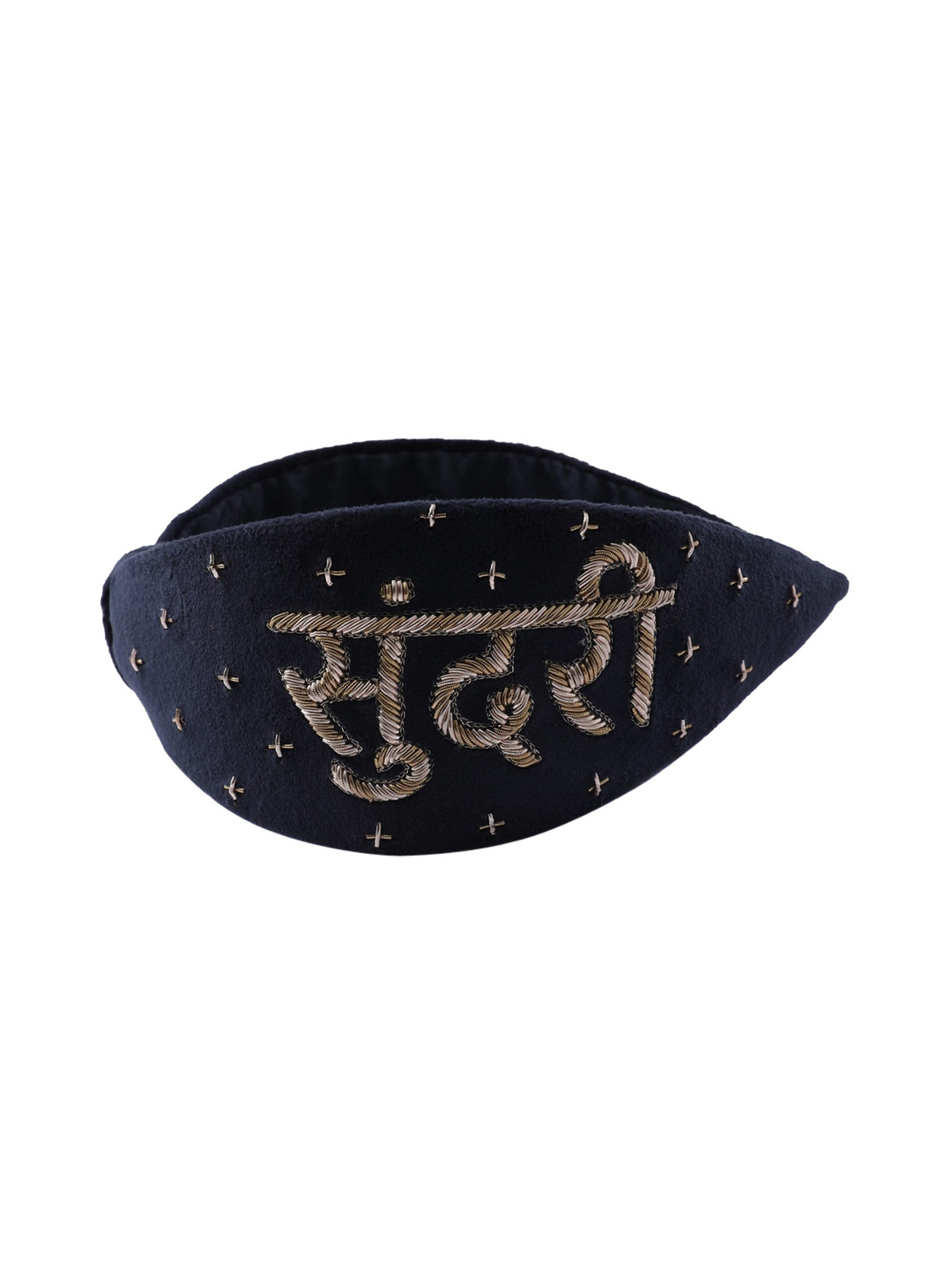 

Knotty Tail Women Black Embellished Hairband