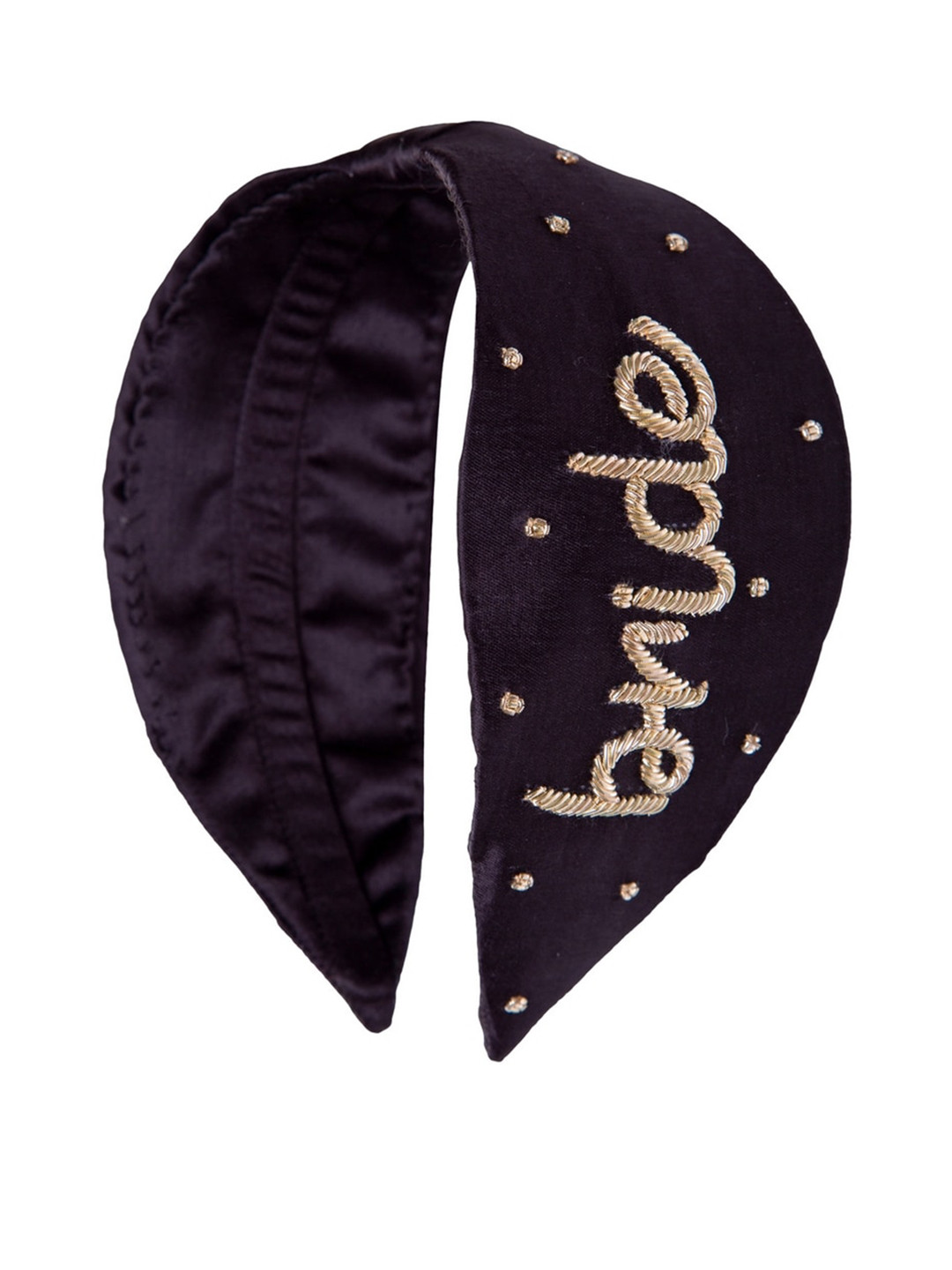 

Knotty Tail Women Black Embellished Hairband