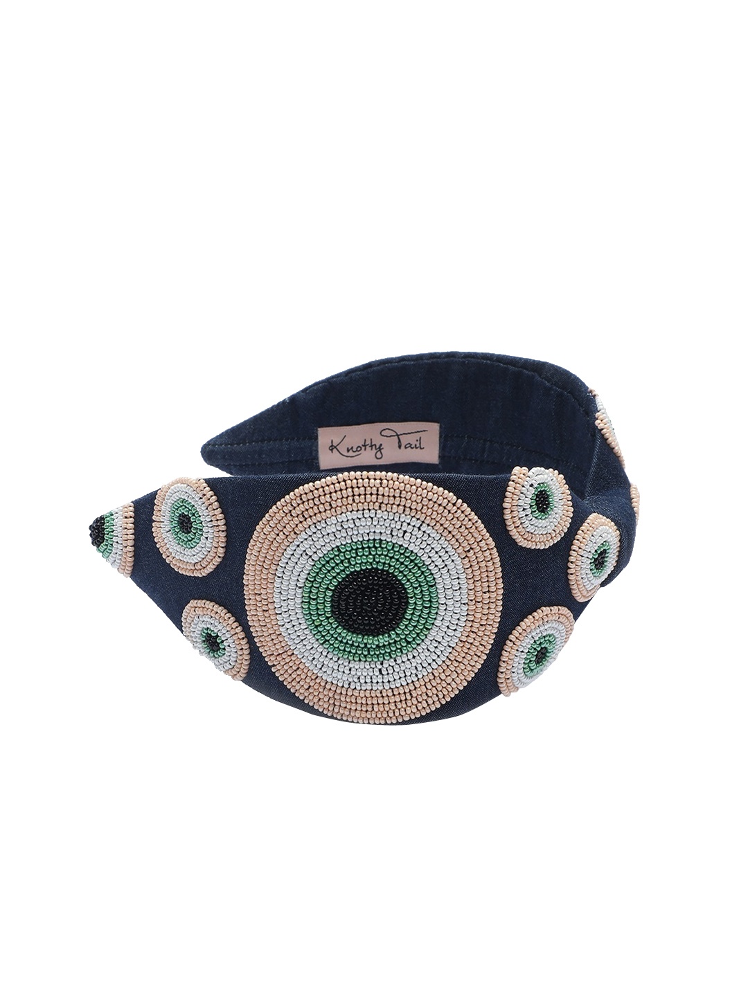 

Knotty Tail Women Navy Blue Hairband