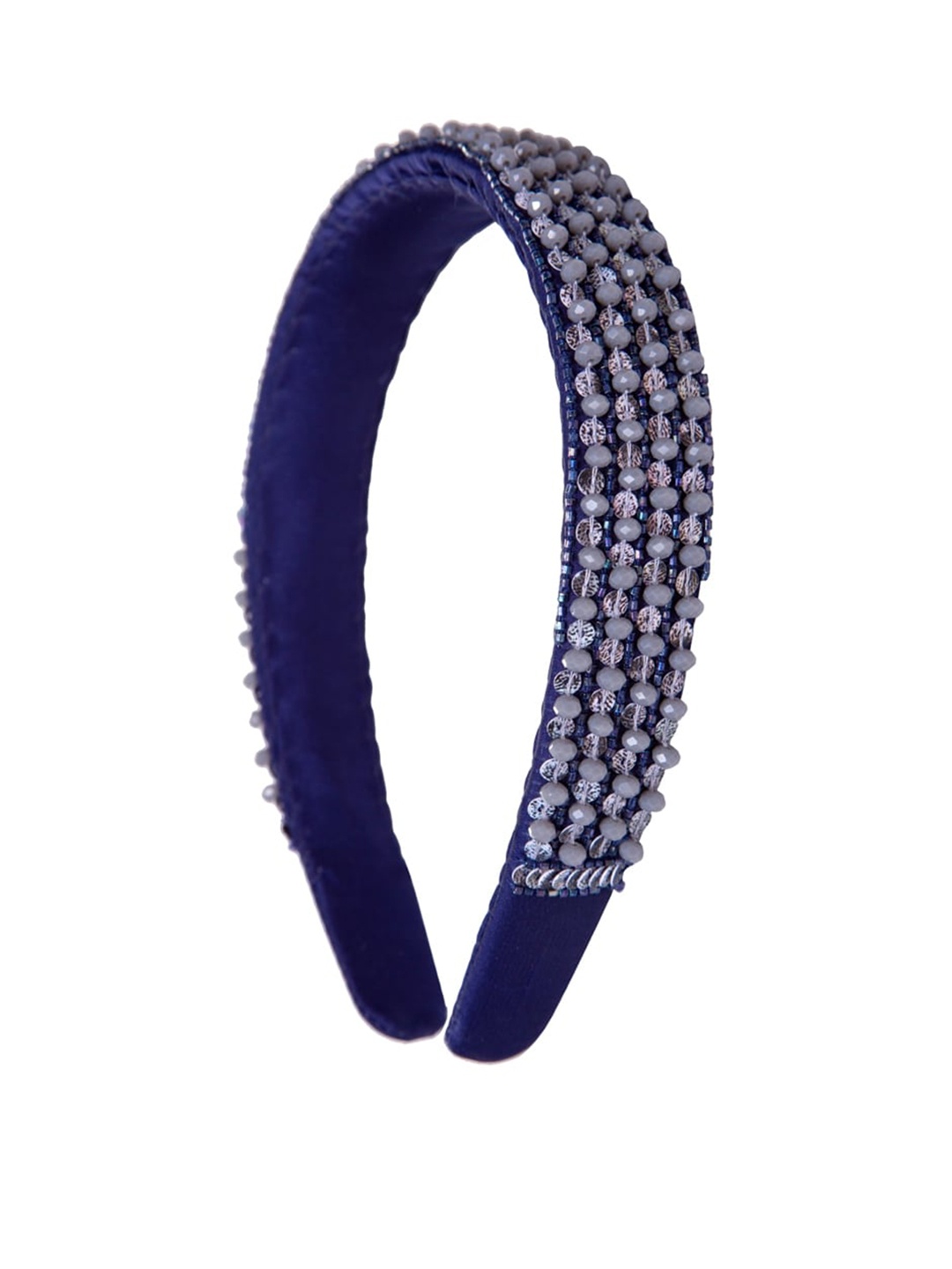 

Knotty Tail Women Blue Embellished Hairband