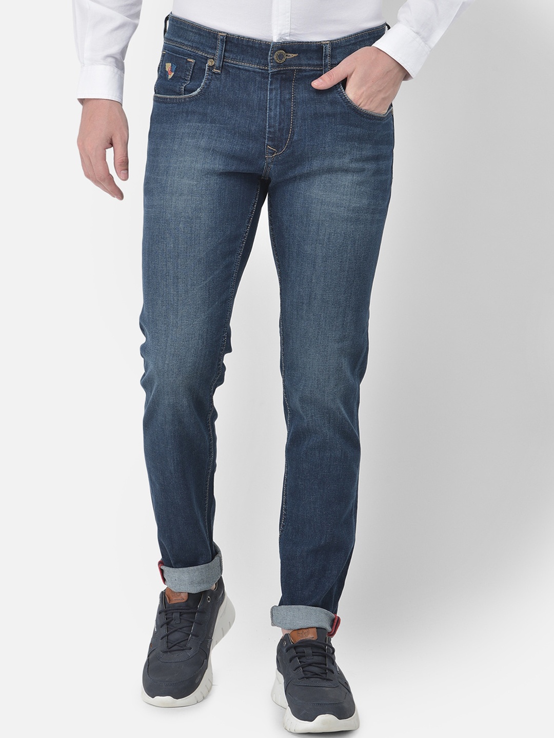 

Canary London Men Blue Skinny Fit Low-Rise Light Fade Stretchable Jeans