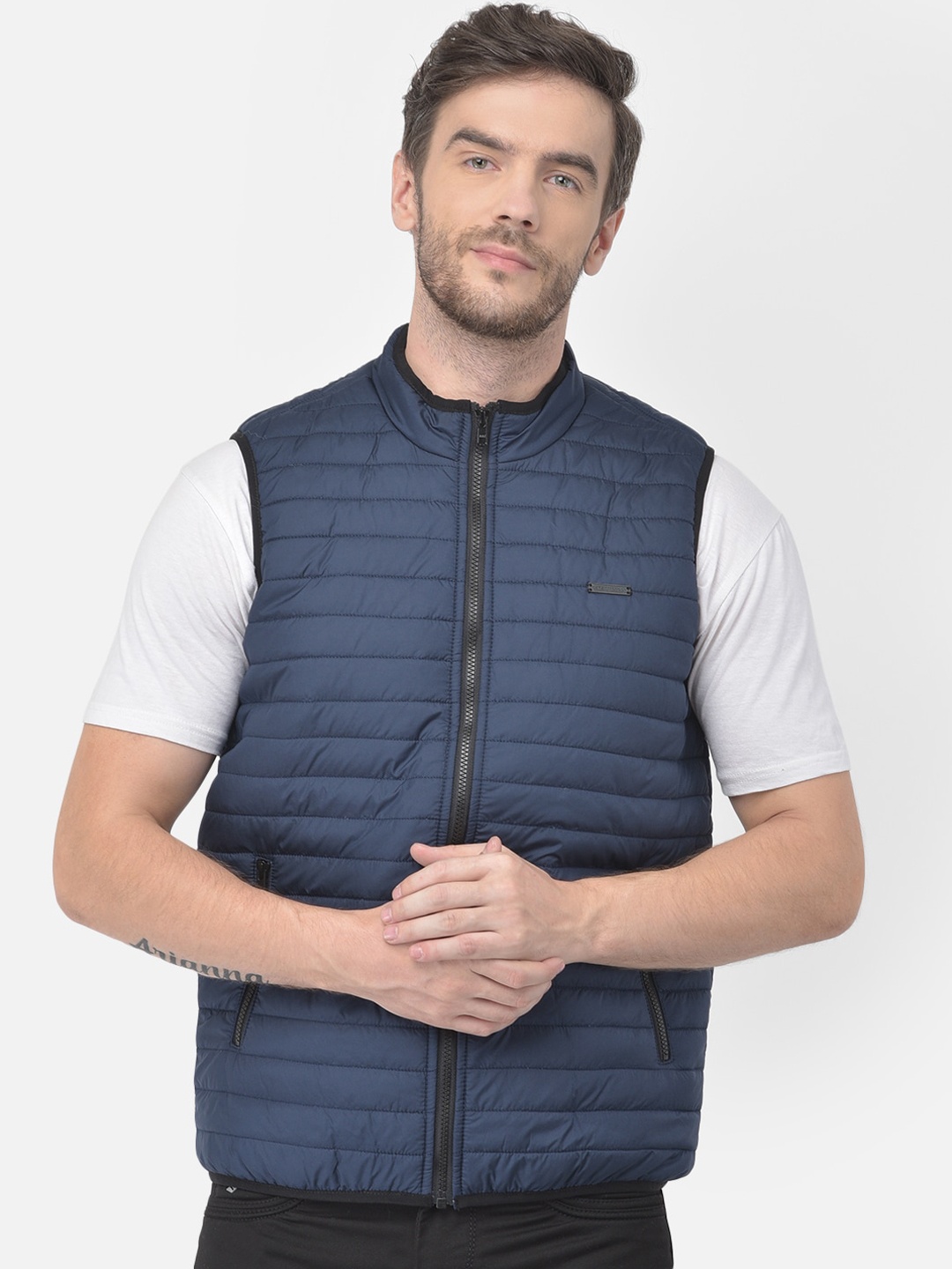 

Canary London Men Blue Puffer Jacket