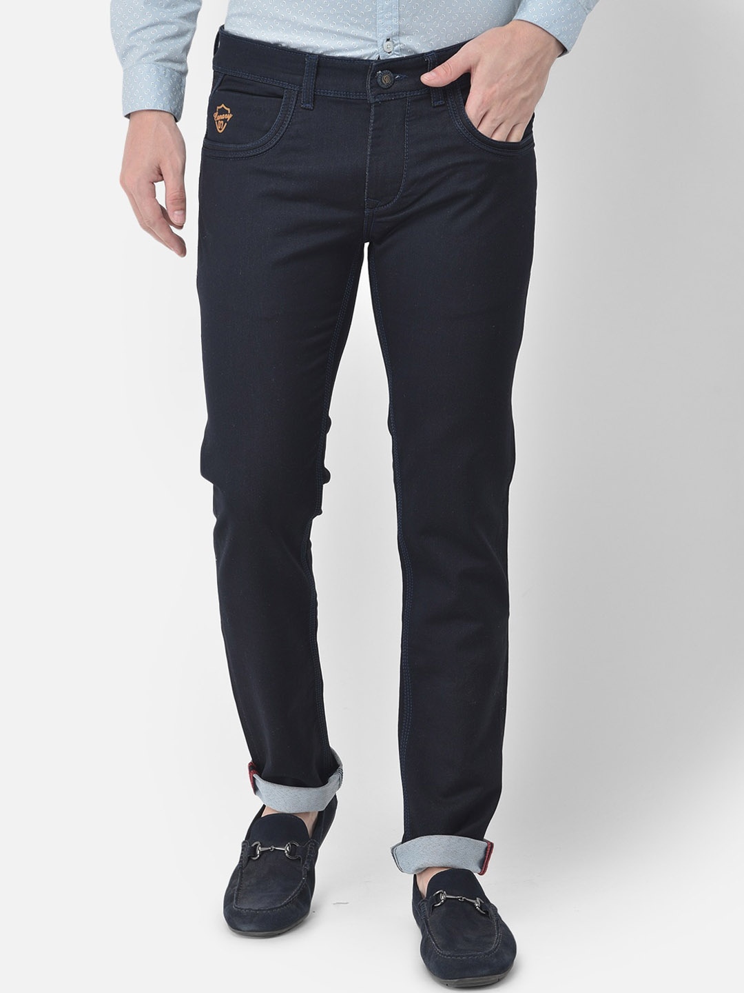 

Canary London Men Blue Skinny Fit Low-Rise Stretchable Jeans