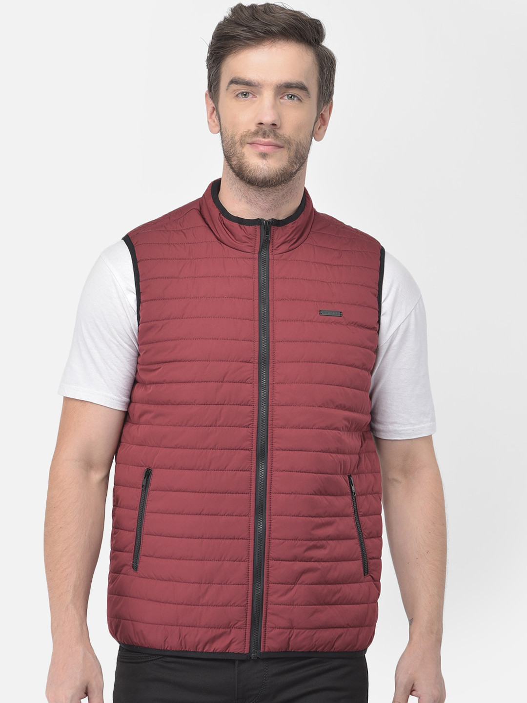 

Canary London Men Maroon Puffer Jacket
