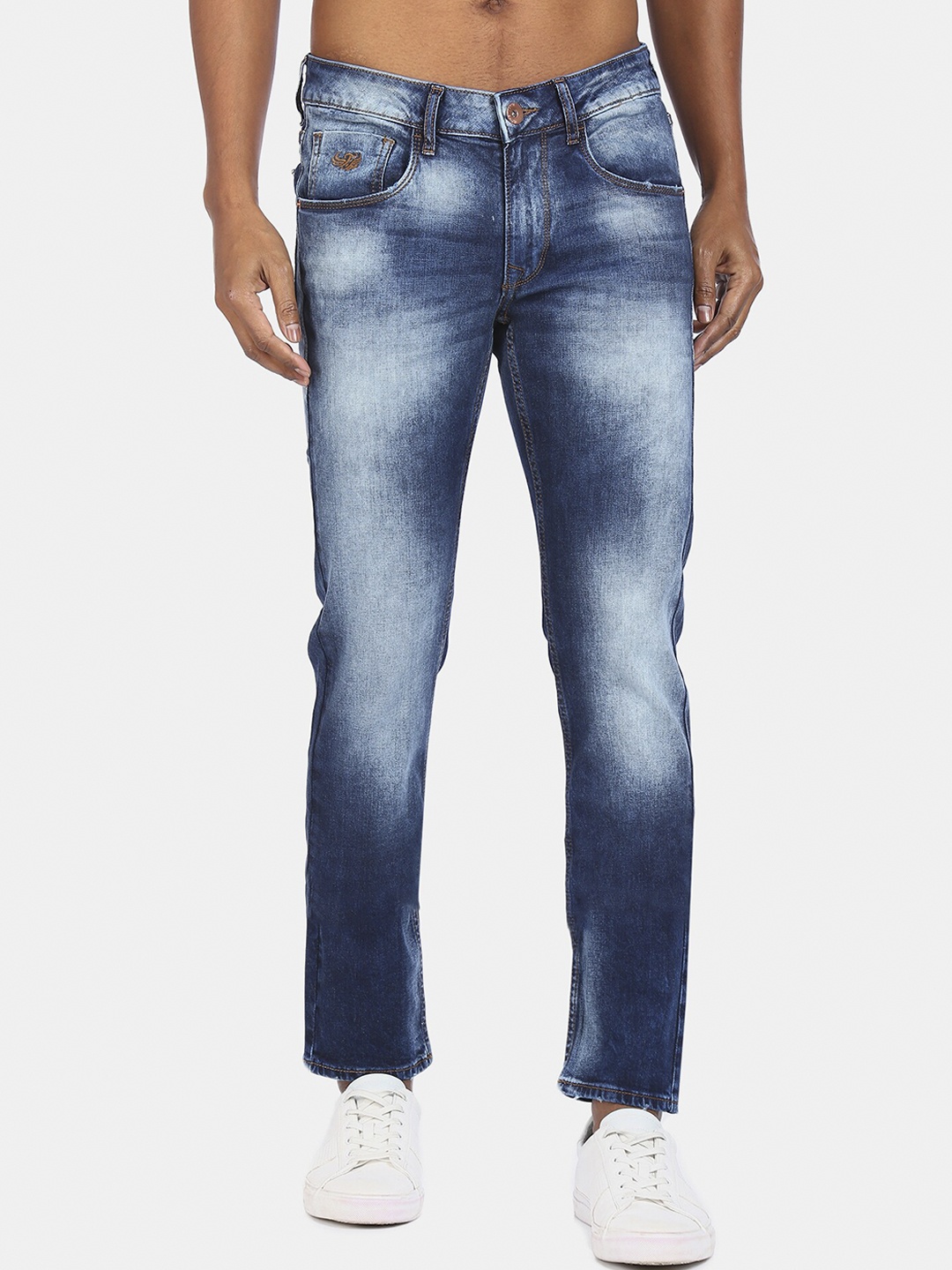 

Flying Machine Men Blue Slim Fit Heavy Fade Jeans