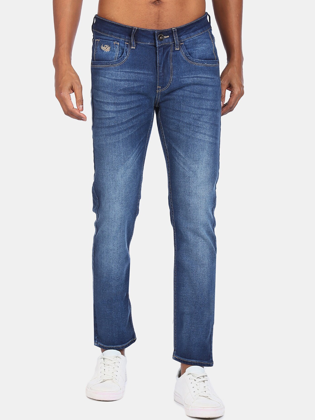 

Flying Machine Men Blue Skinny Fit Light Fade Jeans