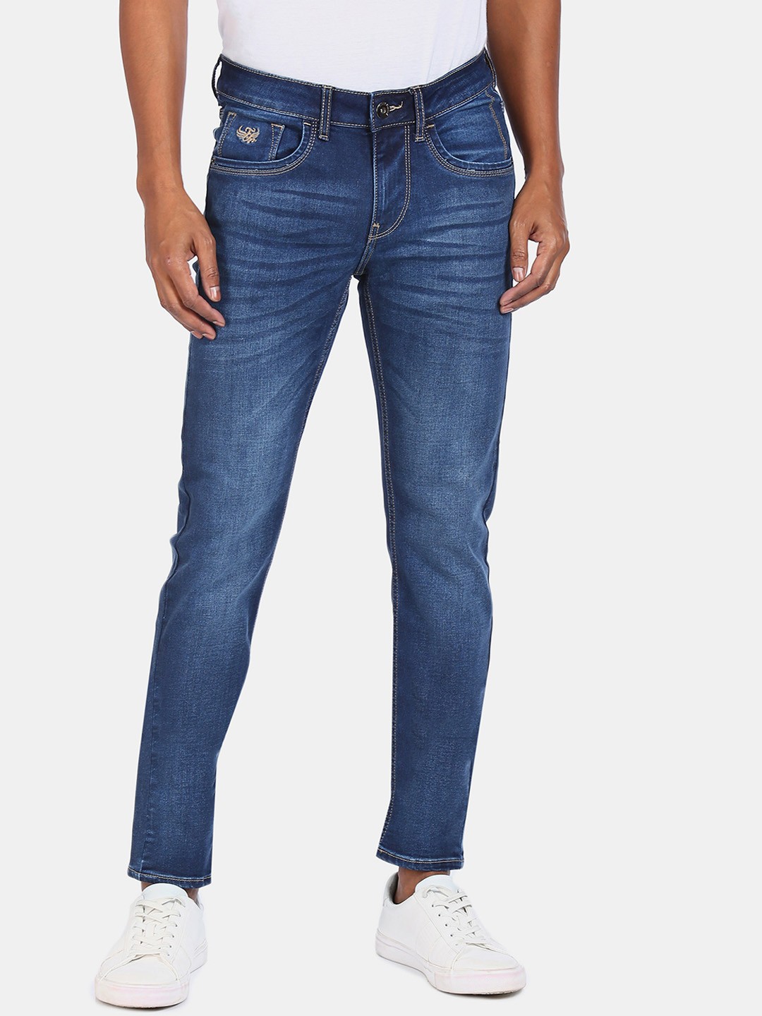 

Flying Machine Men Blue Skinny Fit Light Fade Jeans