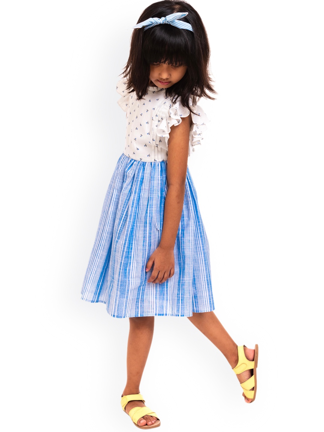 

A Little Fable Girls Multicoloured Dress, Multi