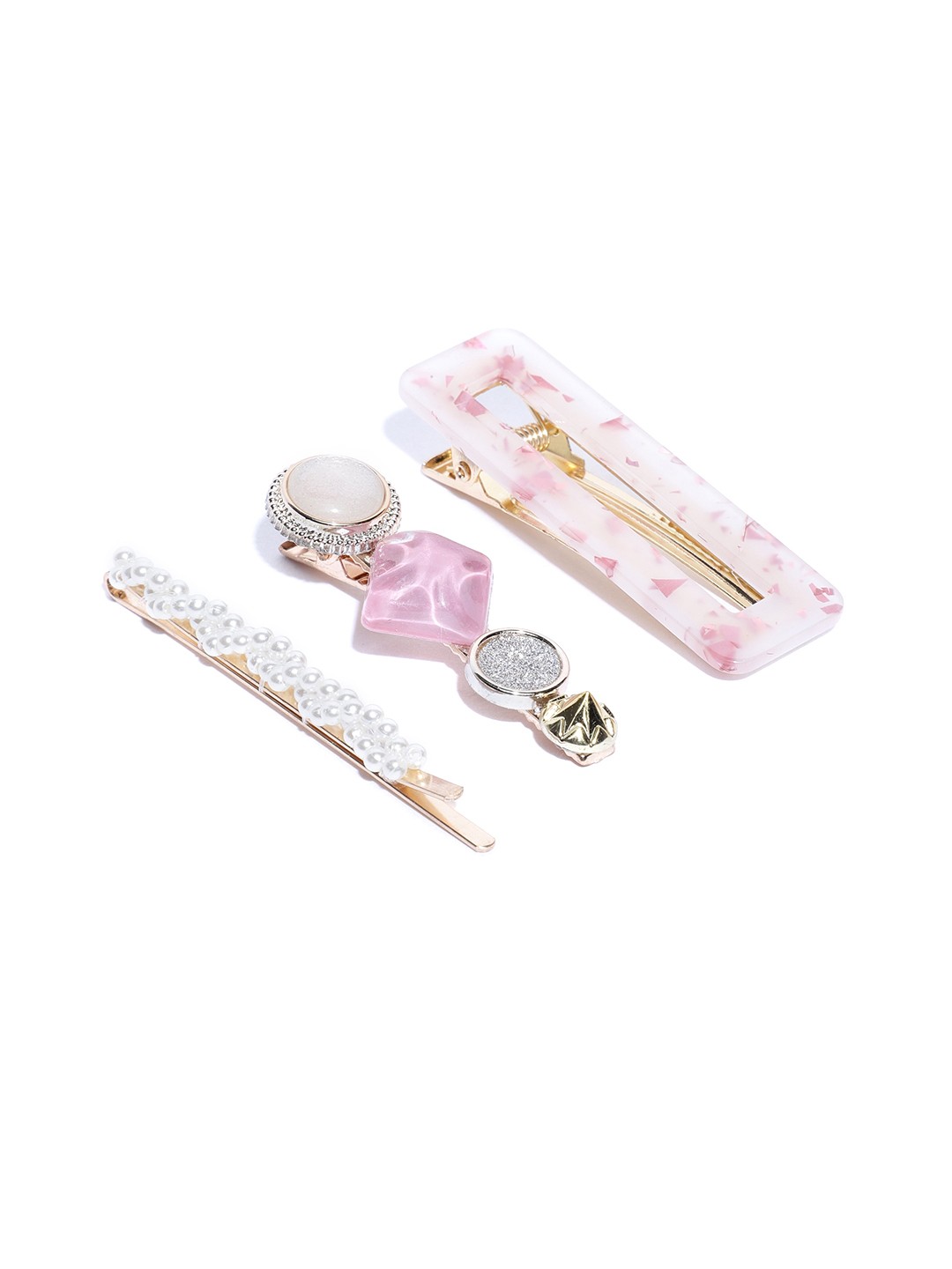 

Jewels Galaxy Women Multicoloured Set of 3 Hair Accessory Set, Multi