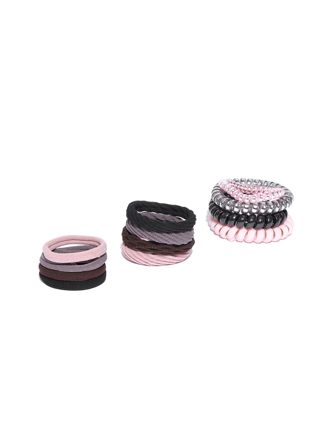 

Jewels Galaxy Women Set of 12 Ponytail Holders, Multi