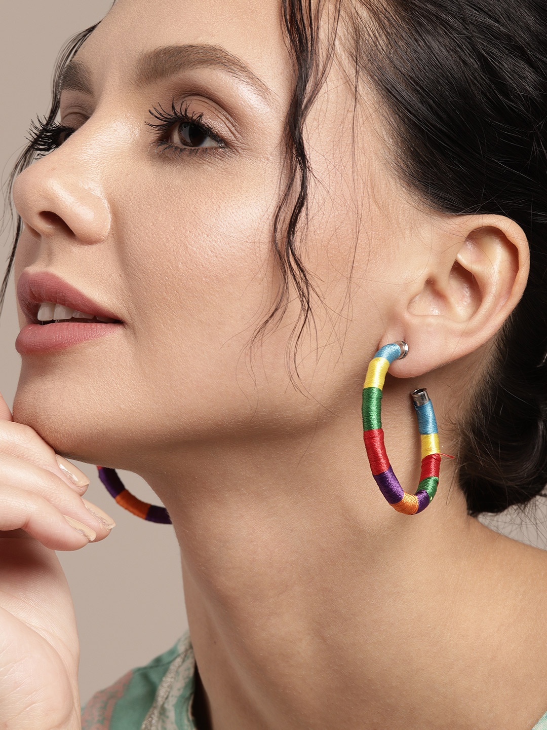 

Sangria Set of 2 Multicoloured Earrings, Multi