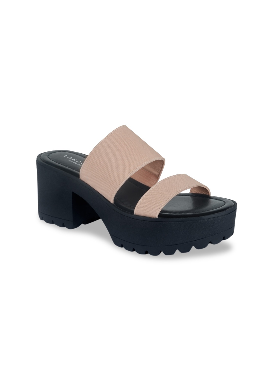 

London Rag Nude-Coloured Platform Sandals