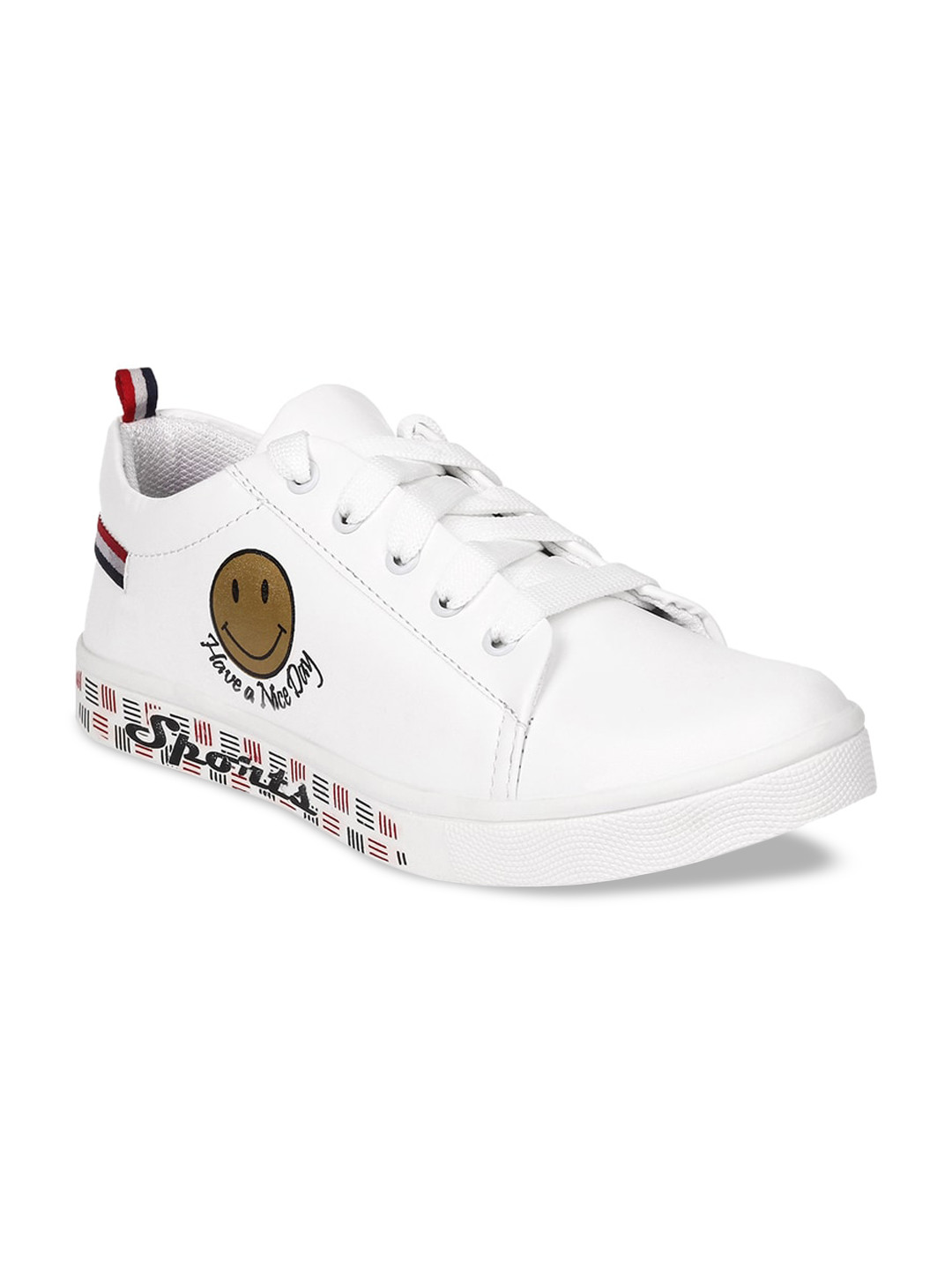 

Longwalk Women White Printed Sneakers