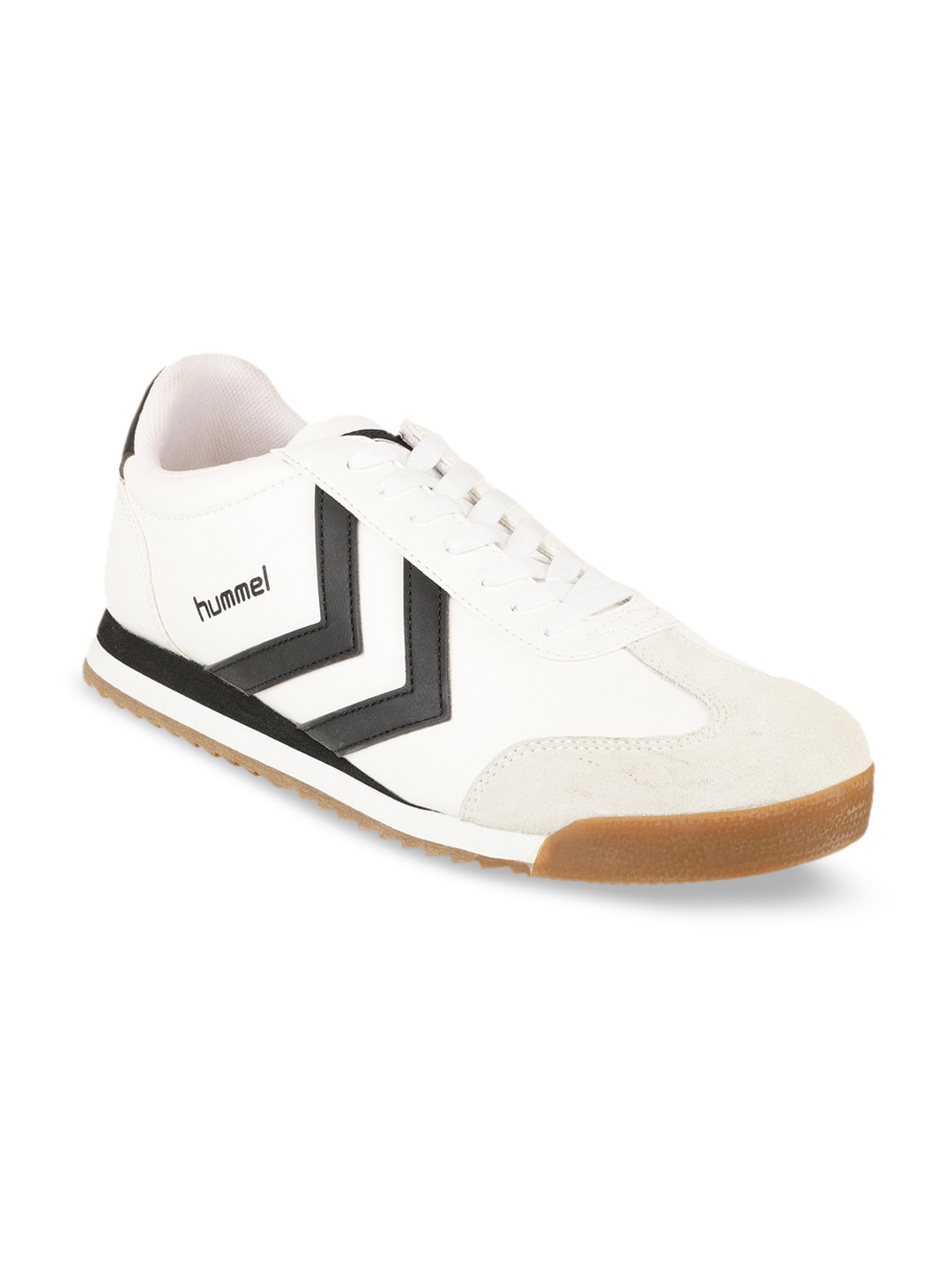 

hummel Unisex White PU Sneakers