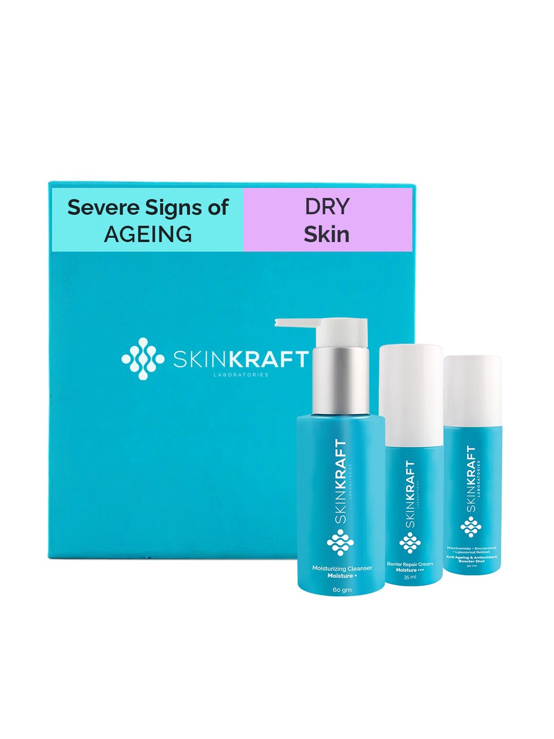 

SKINKRAFT Customized Severe Signs Of Ageing Facial Kit, Transparent