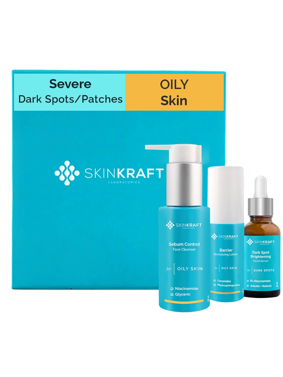 

SKINKRAFT Customized Severe Dark Spot Removal Kit, Transparent