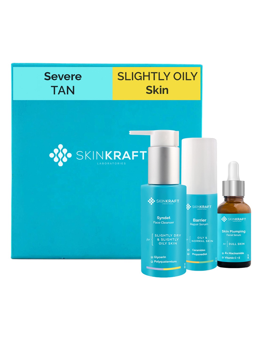 

SKINKRAFT Customized Severe Tan Removal Facial Kit, Transparent
