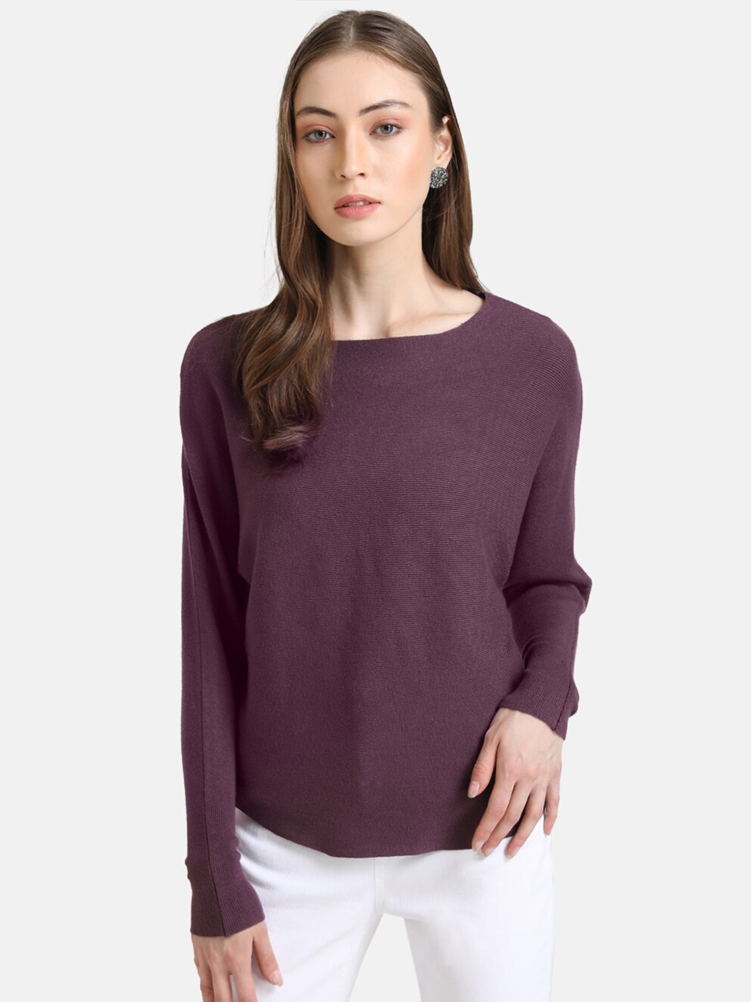 

Kazo Women Purple Pullover