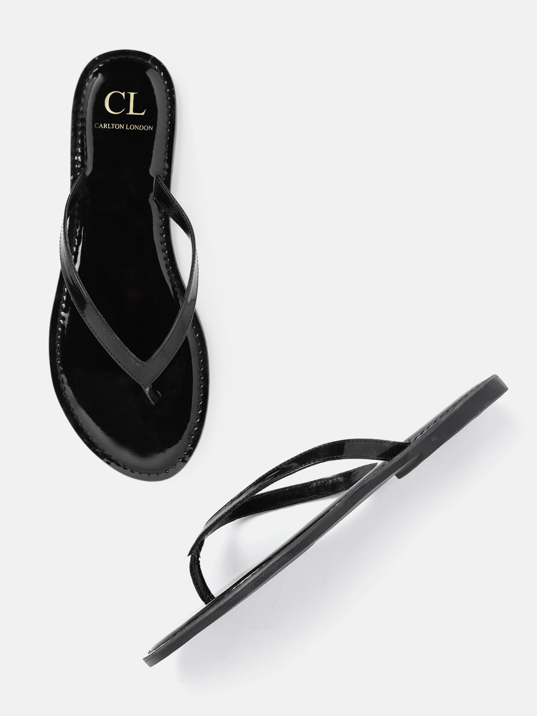 

Carlton London Women Black Open Toe Flats