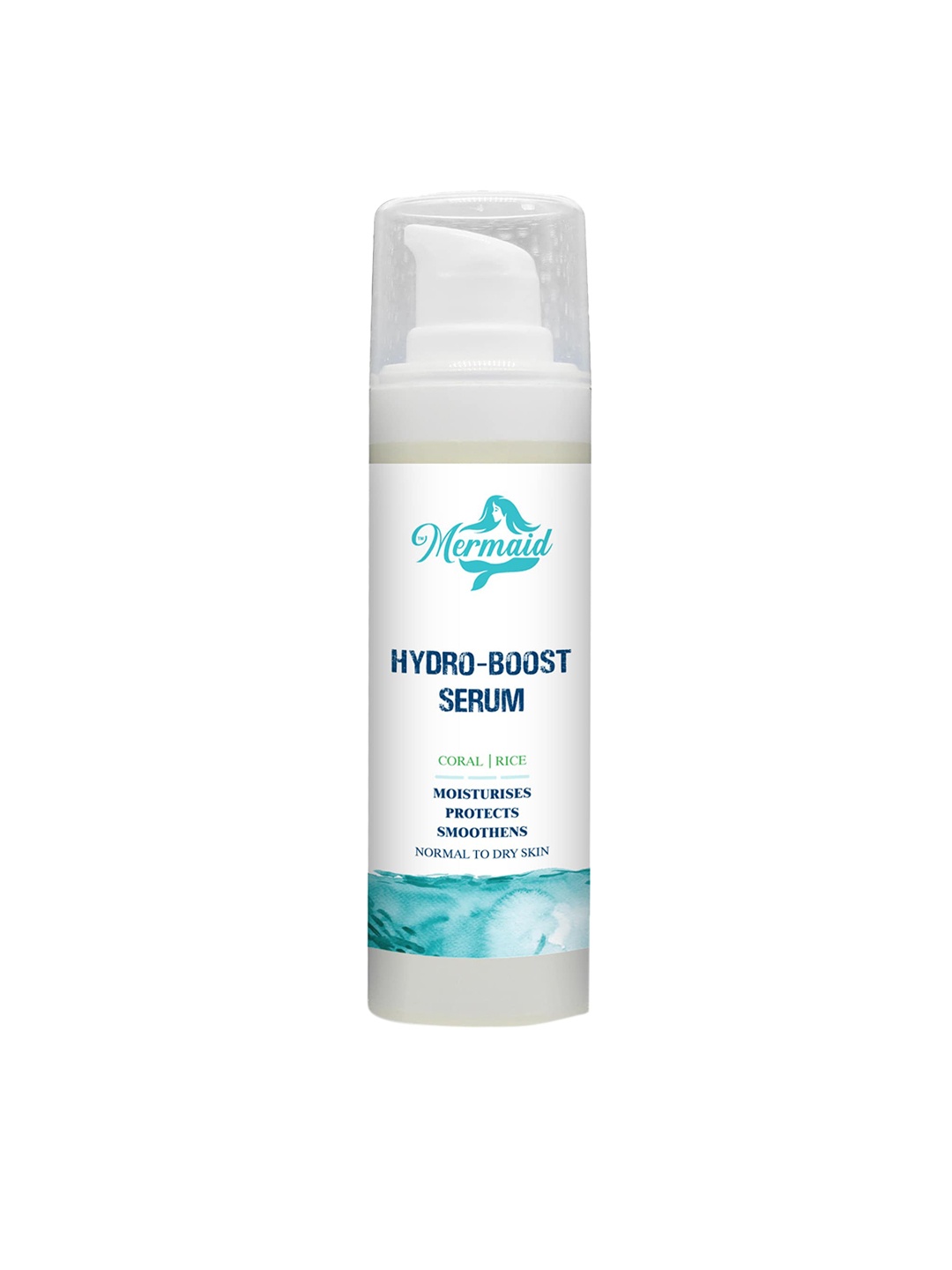 Mermaid Blue Hydro-boost Serum With Coral & Rice 30 ML, White