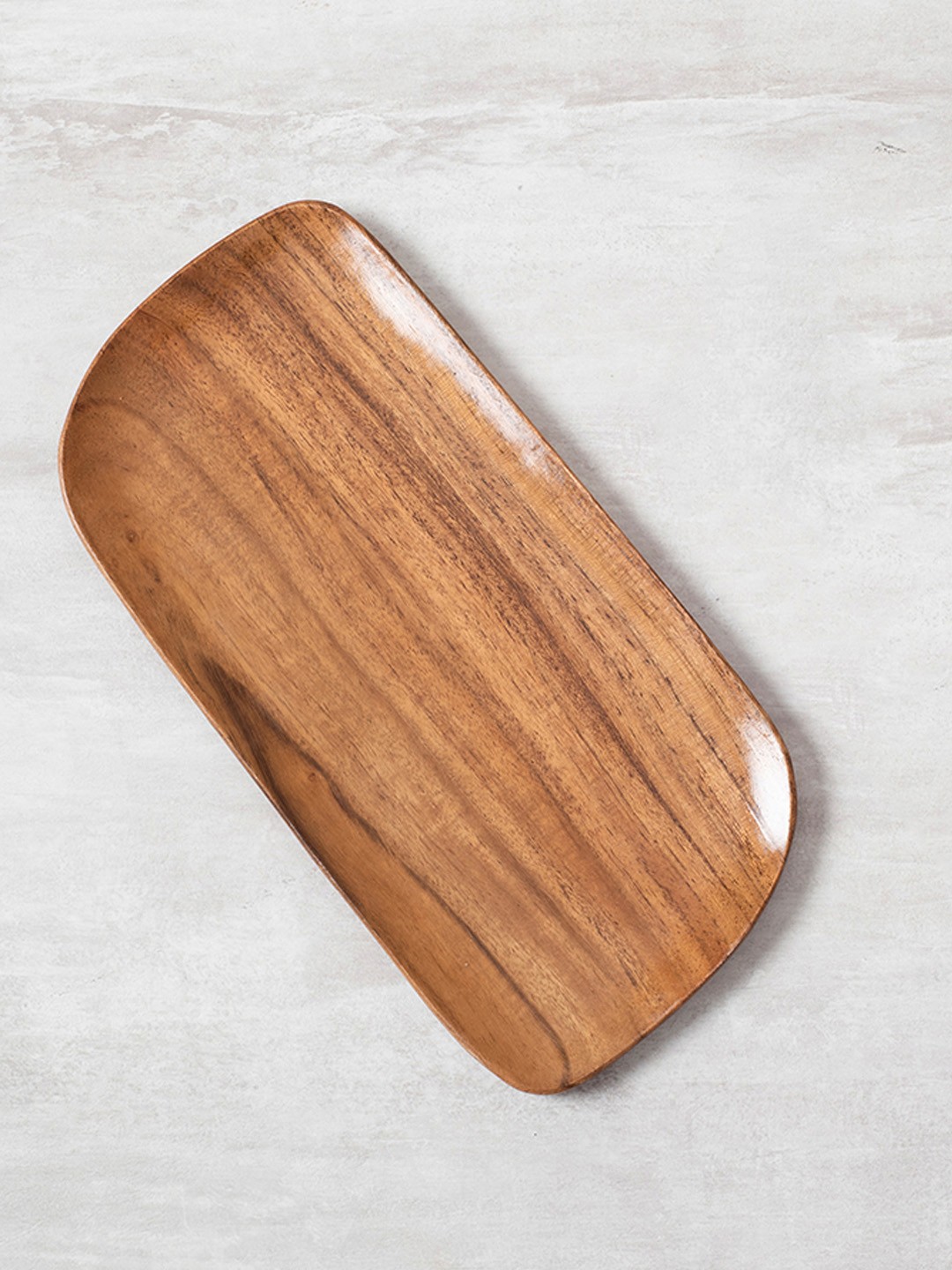 

nestroots Brown Wooden Serving Platter