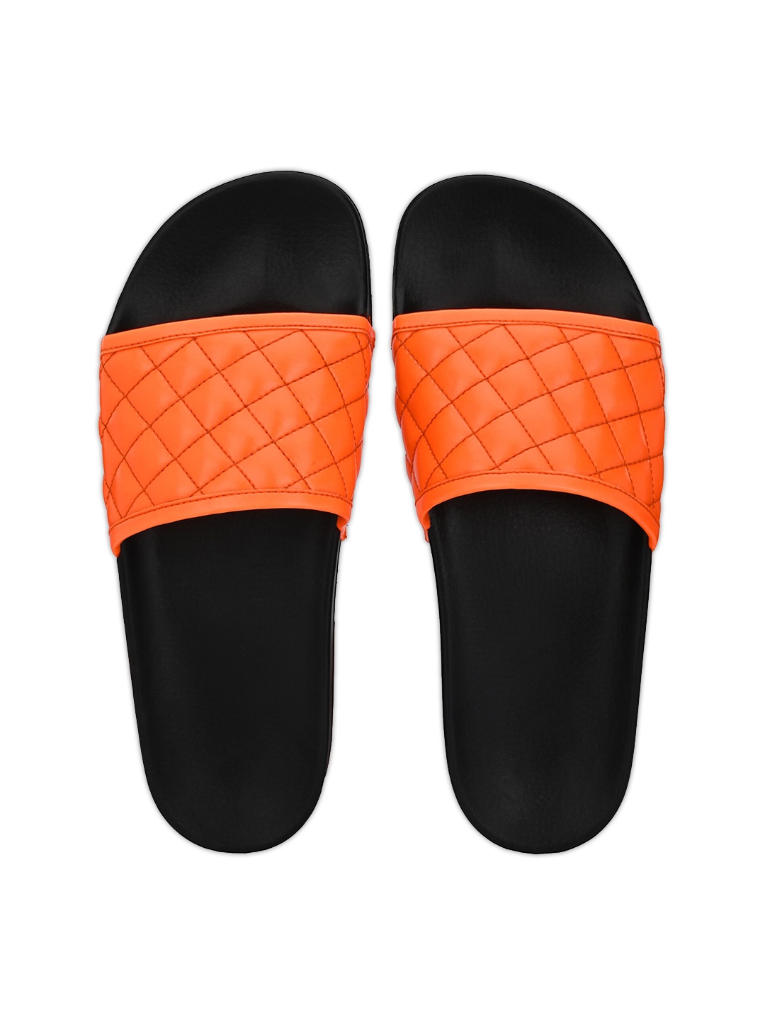 

KLEAT Men Orange Sliders