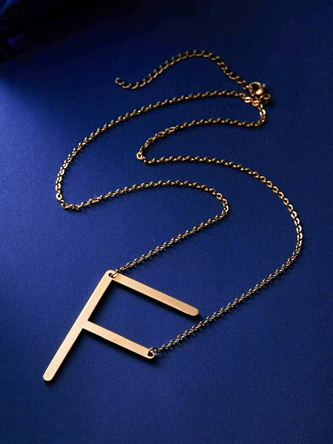 

Yellow Chimes Women Gold -toned Stainless Steel Gold Plated Quirky Chain