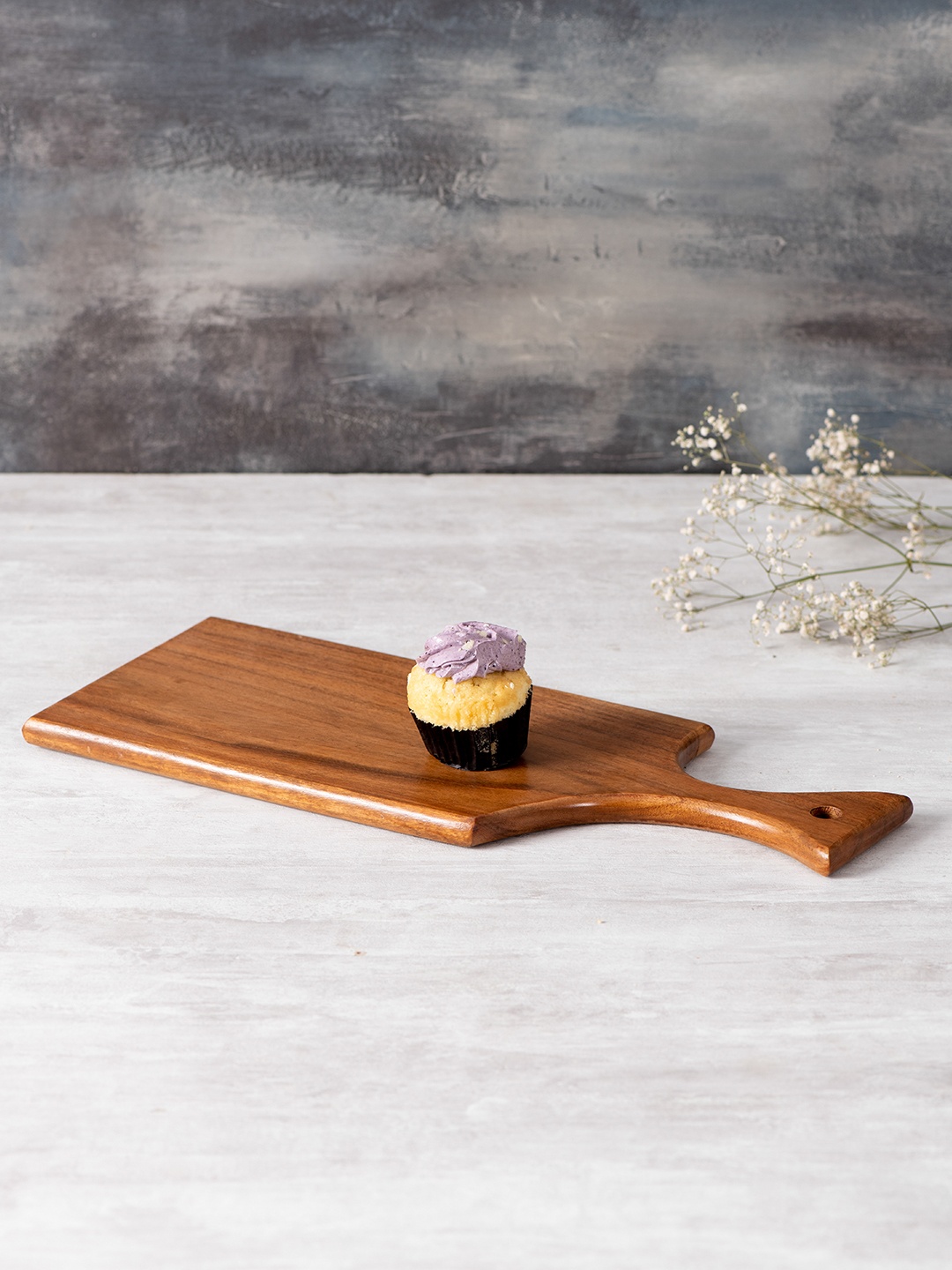 

nestroots Brown Wooden Serving Platter