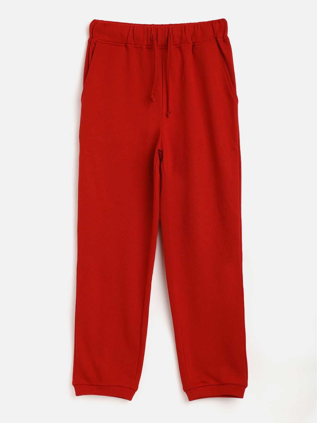 

Noh.Voh - SASSAFRAS Kids Girls Red Solid Joggers