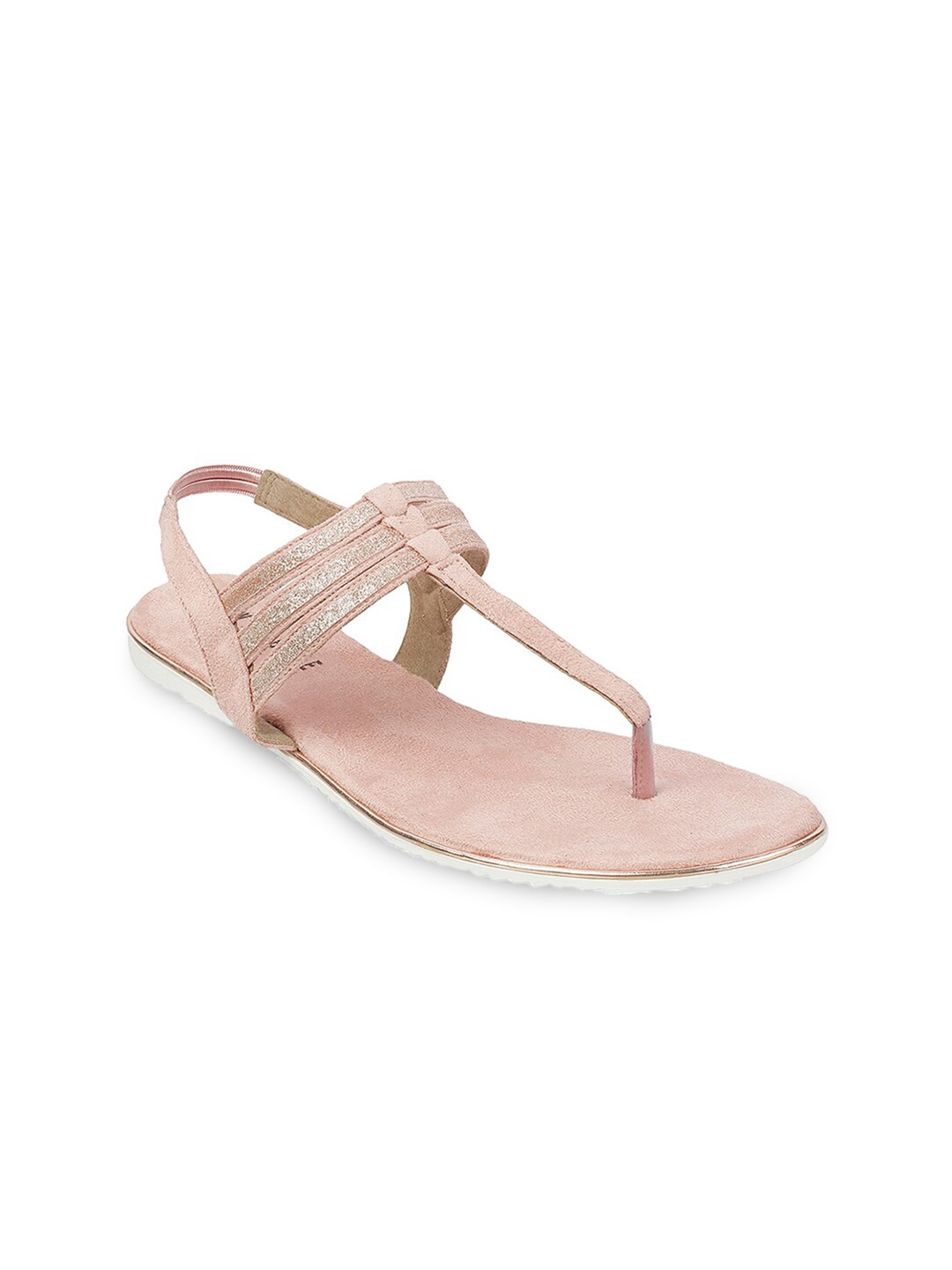 

Wet Blue Women Nude-Coloured Open Toe Flats