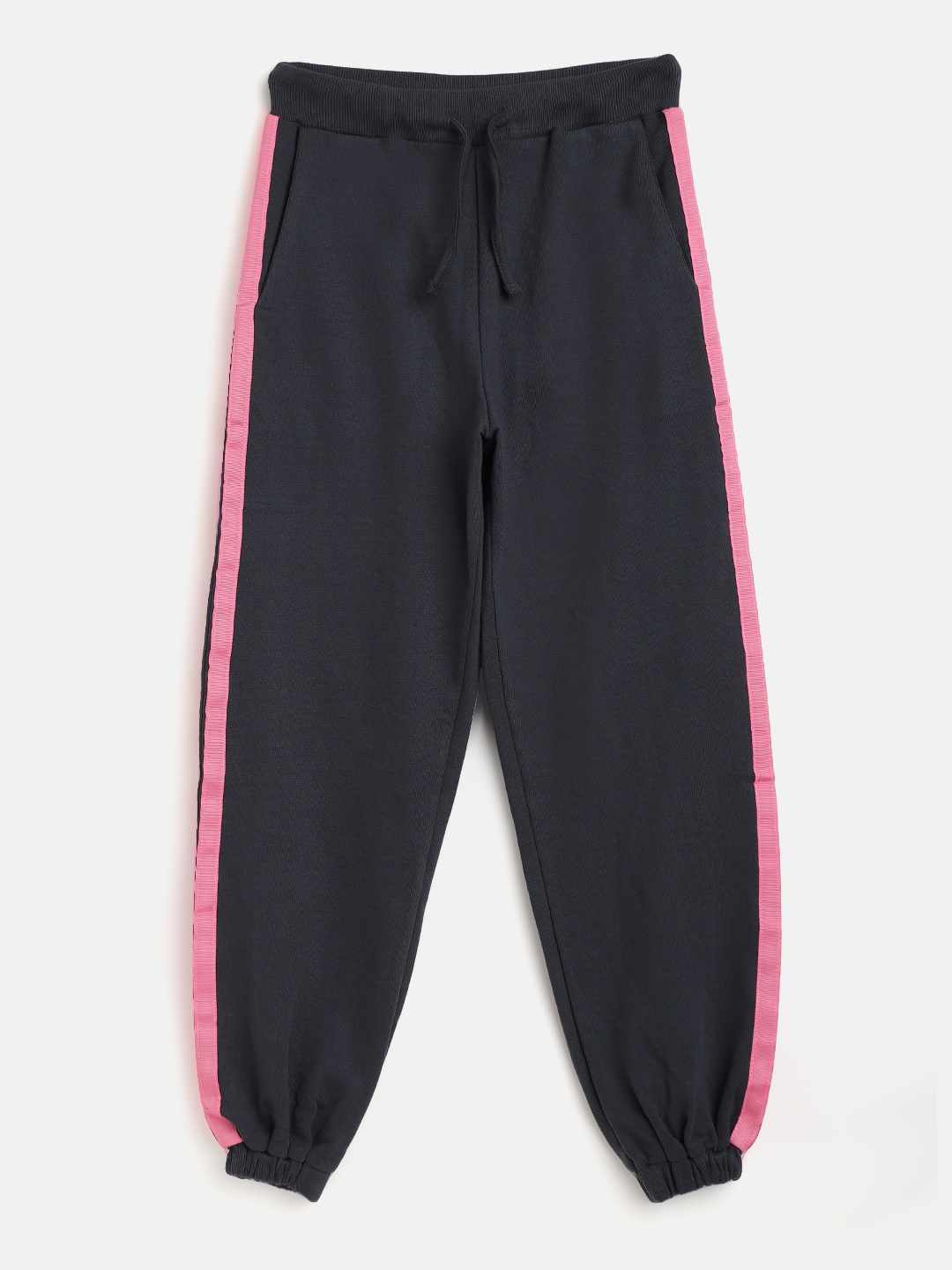 

Noh.Voh - SASSAFRAS Kids Girls Charcoal Grey Solid Joggers