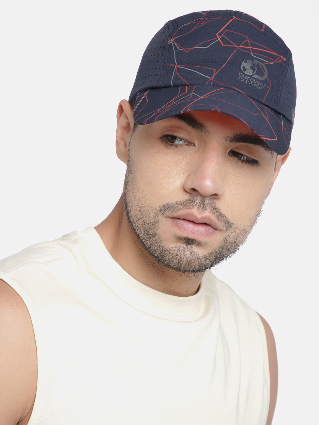 

Roadster Unisex Navy Blue Printed Baseball Cap