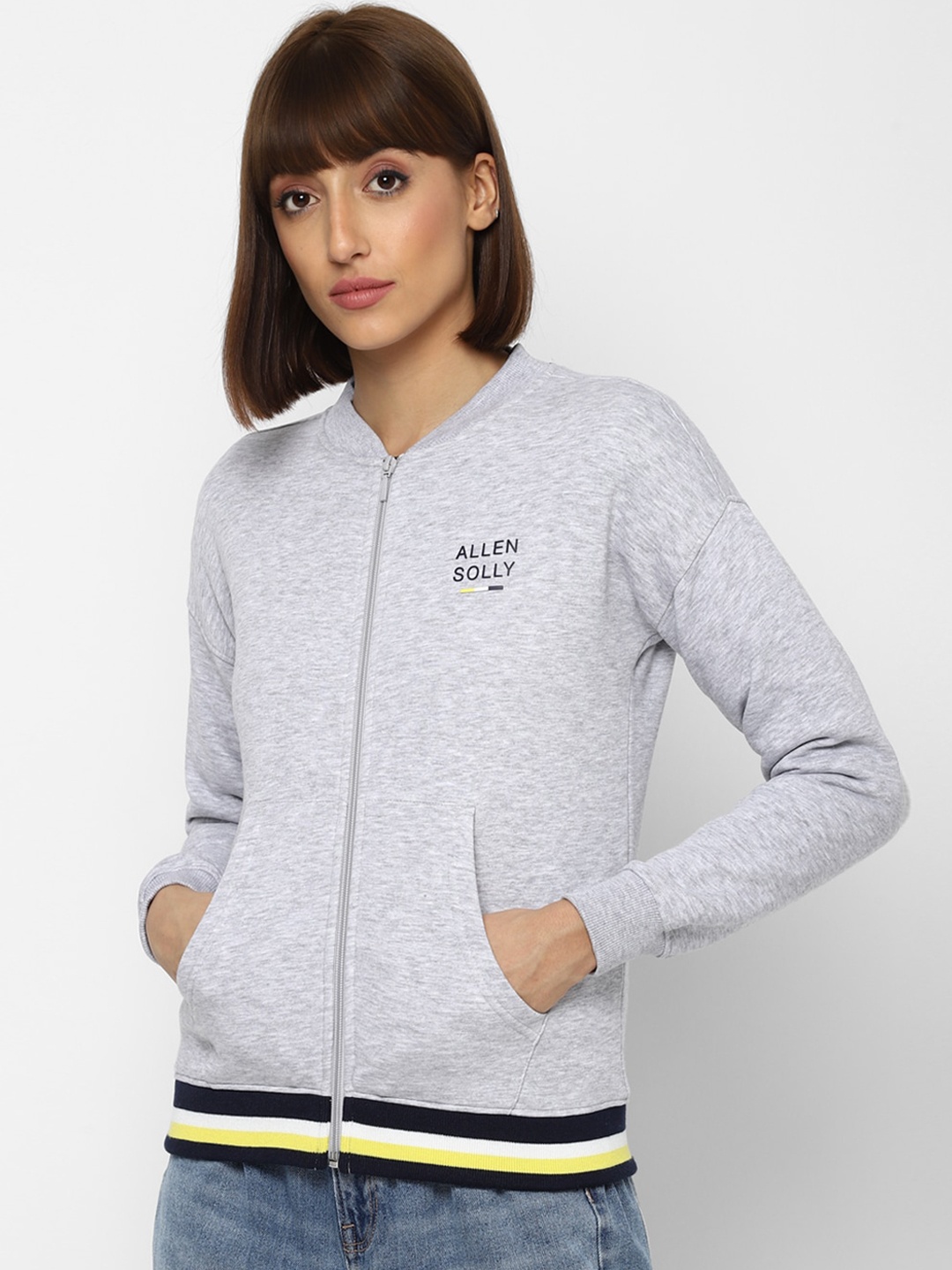 

Allen Solly Woman Women Grey Sweatshirt