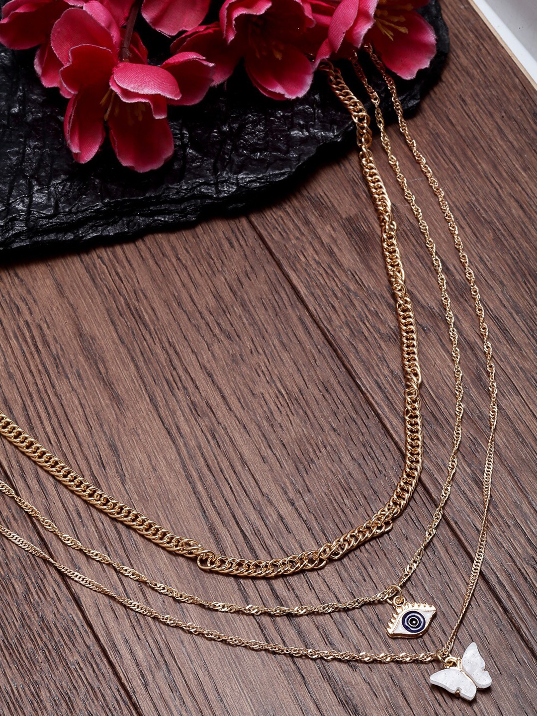 

Ferosh Women Gold-Toned Layered Necklace
